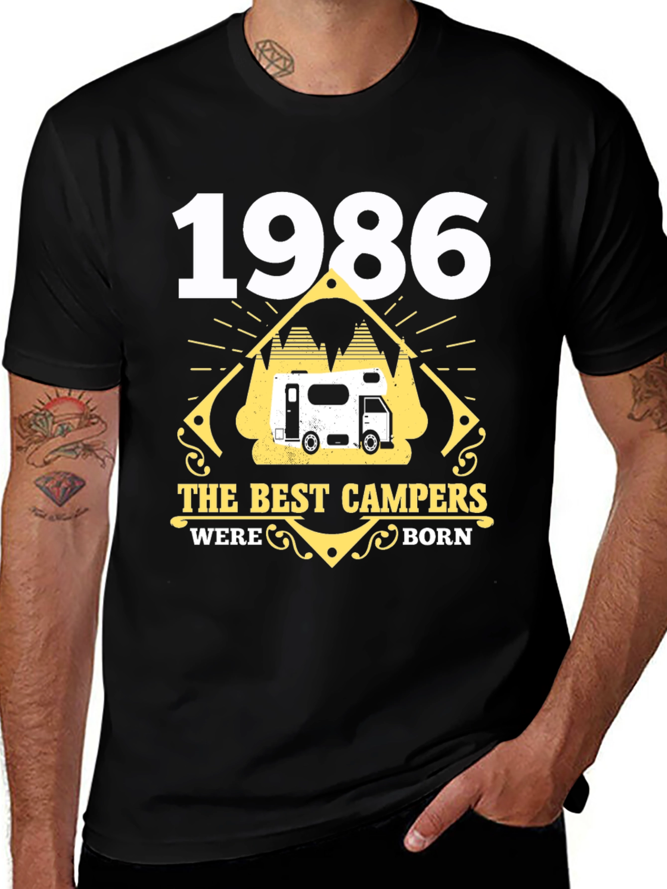 1986 Best Campers Born T-Shirt
