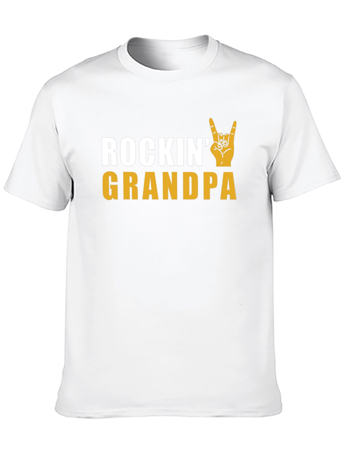 Rockin Grandpa T-Shirt - Cool Grandfather Tee
