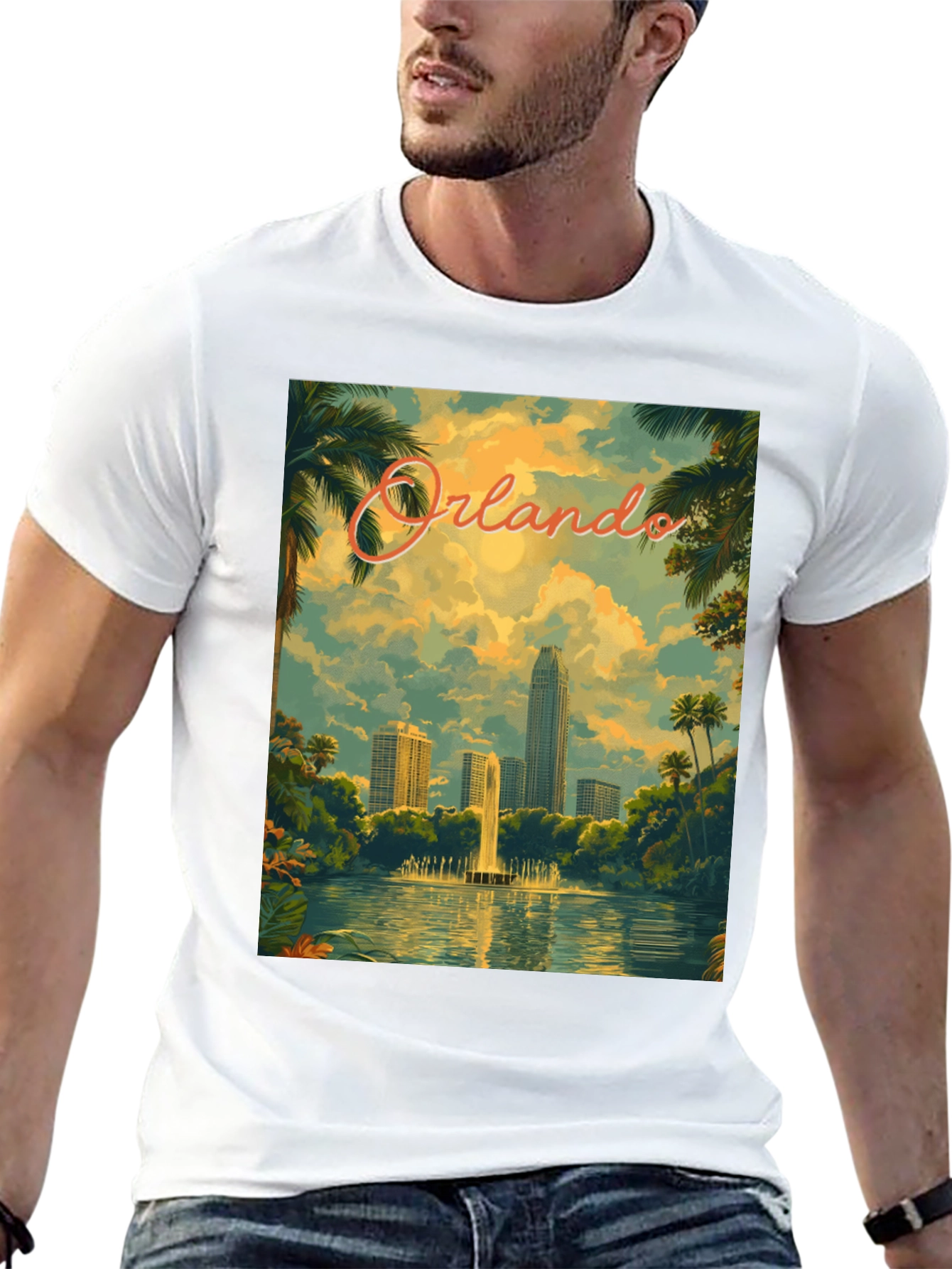 Orlando Cityscape Graphic Tee