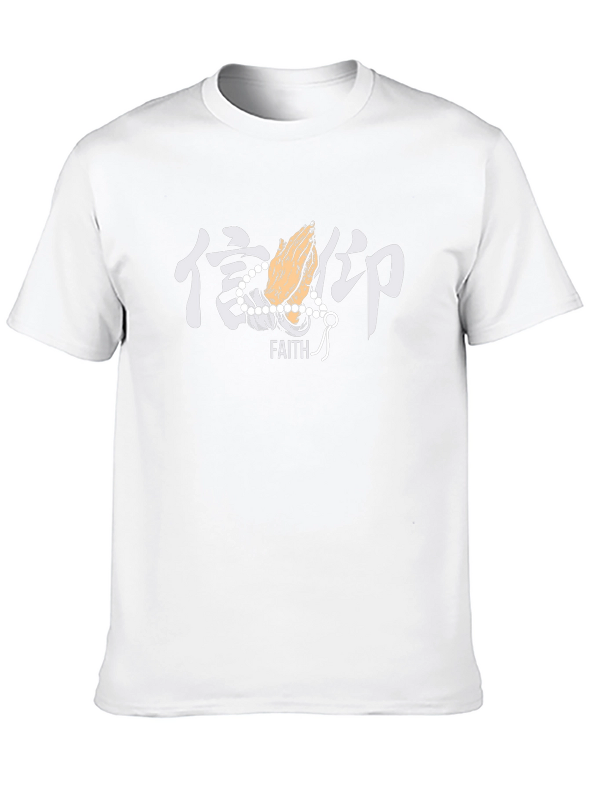 Faith Graphic T-Shirt - Stylish Crew Neck Tee