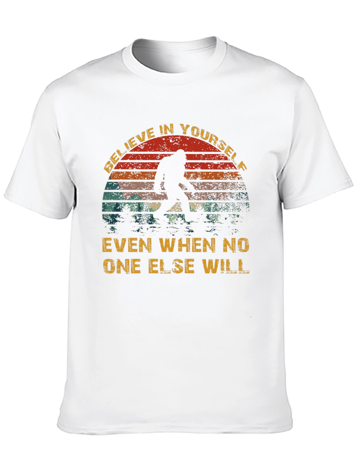 Believe Bigfoot T-Shirt - Funny Cryptozoology Tee