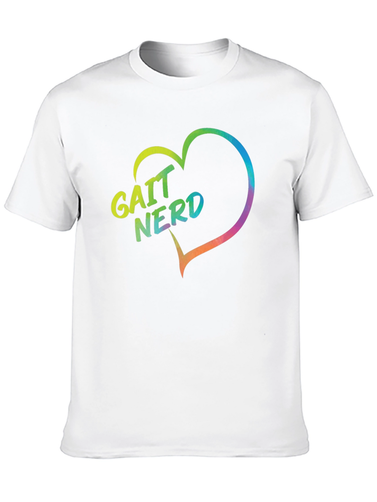 Gait Nerd Heart Graphic Tee - Black T-Shirt