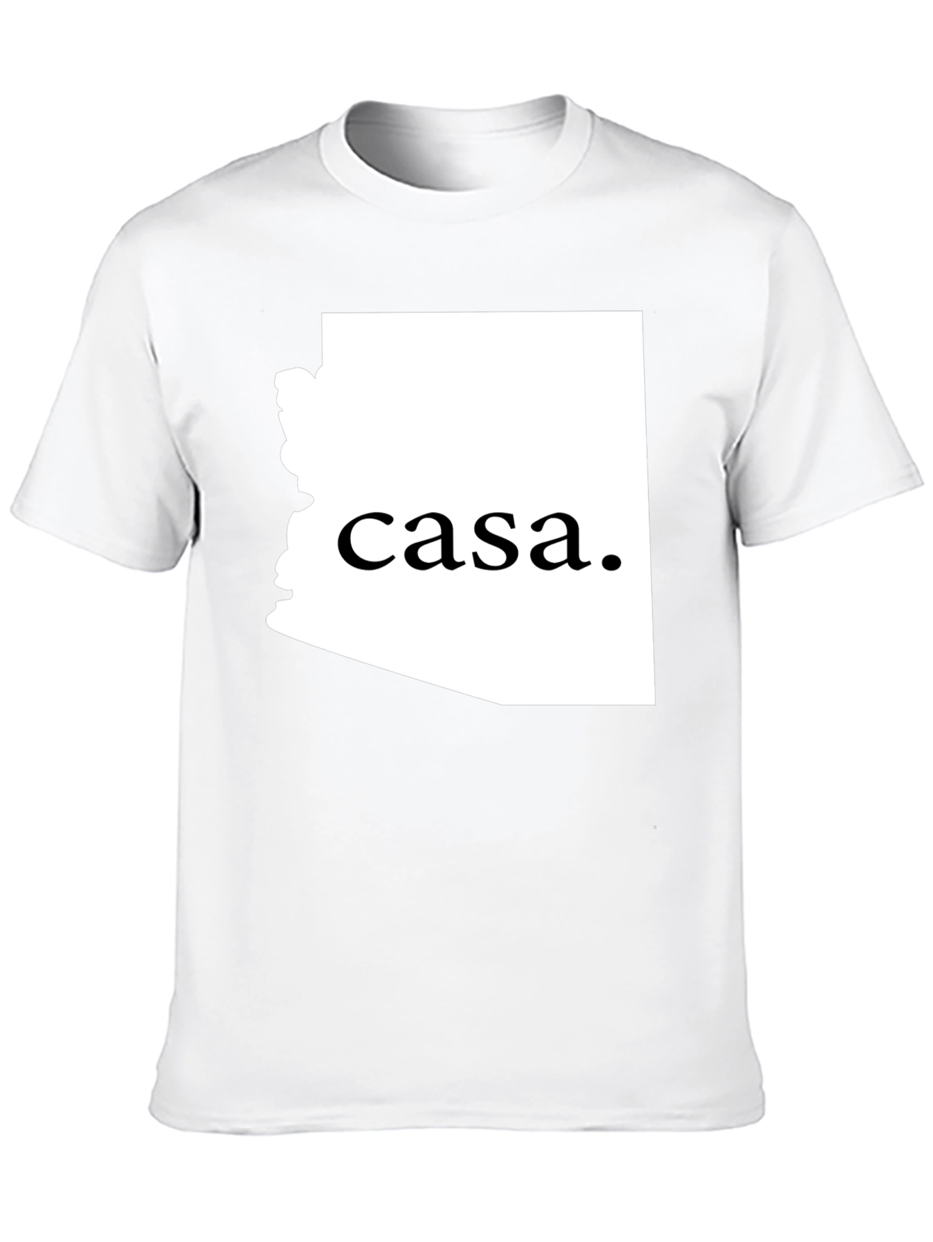 Casa Arizona Graphic Tee - Black Cotton Casual Wear