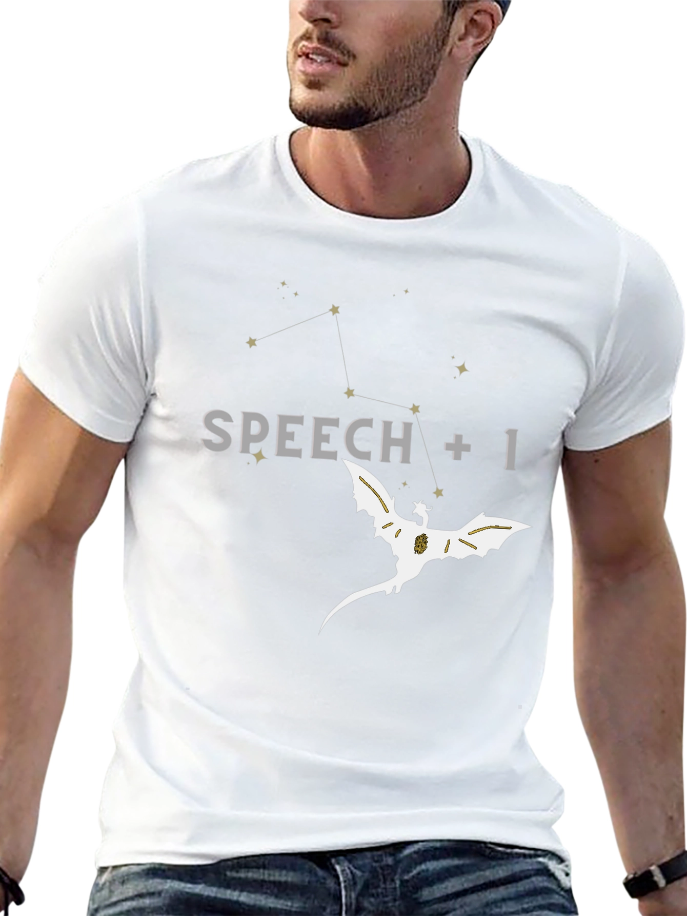 Speech +1 Dragon Graphic T-Shirt