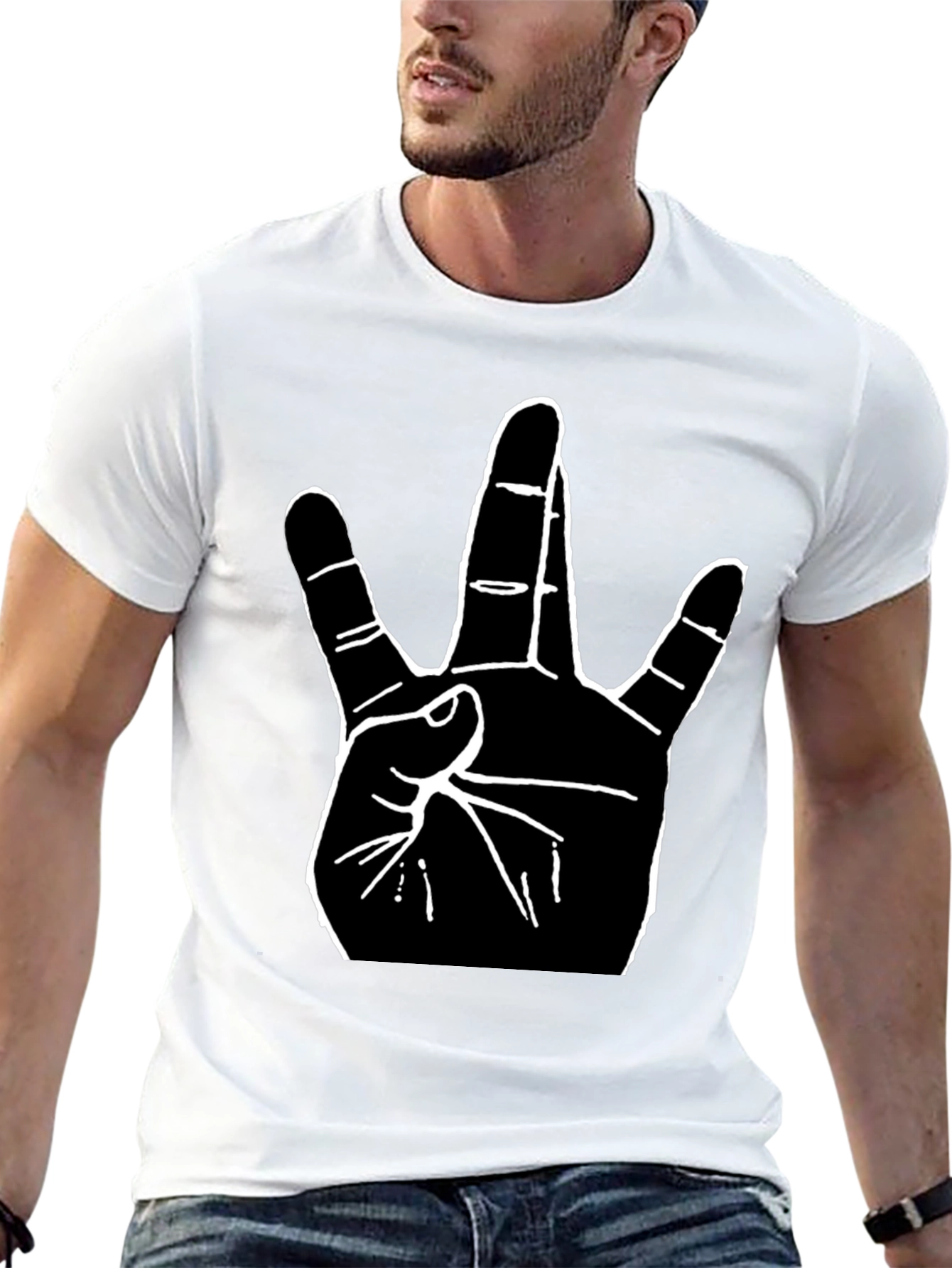 Westside Hand Sign Graphic Tee - Black T-Shirt