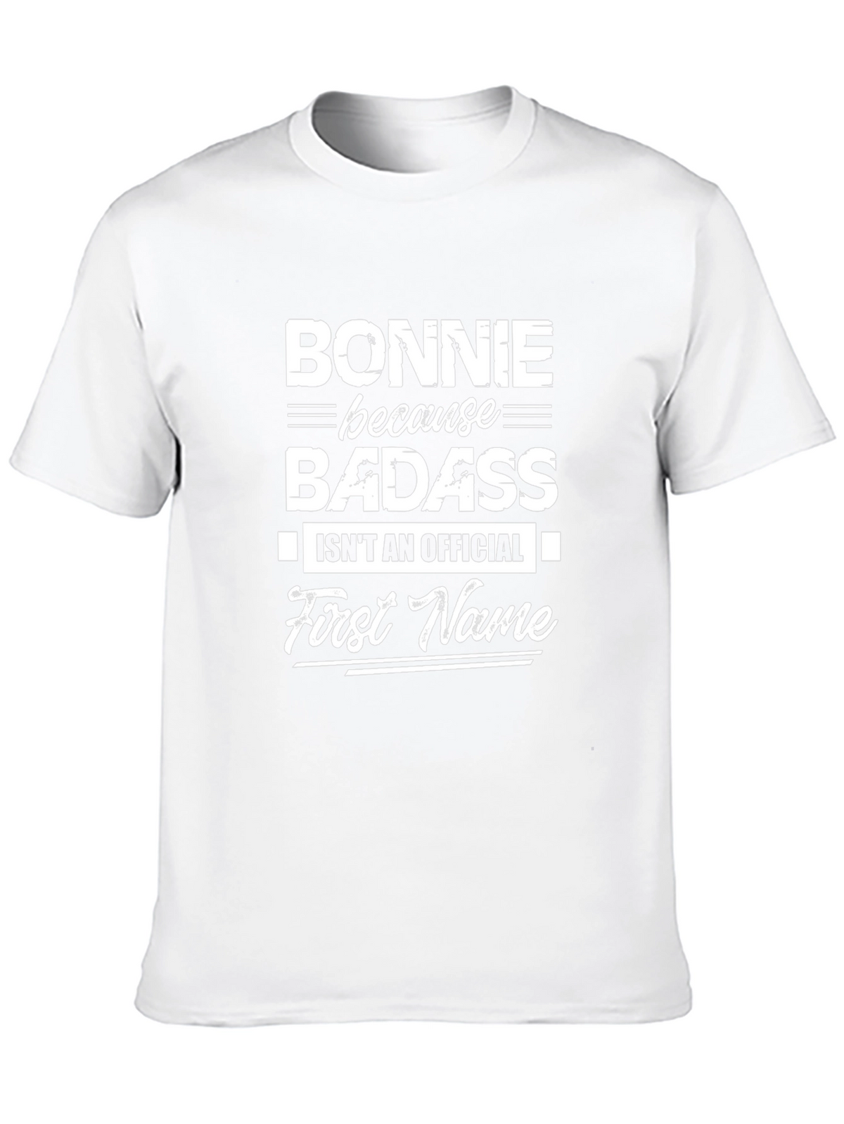 Bonnie Badass Funny Graphic T-Shirt