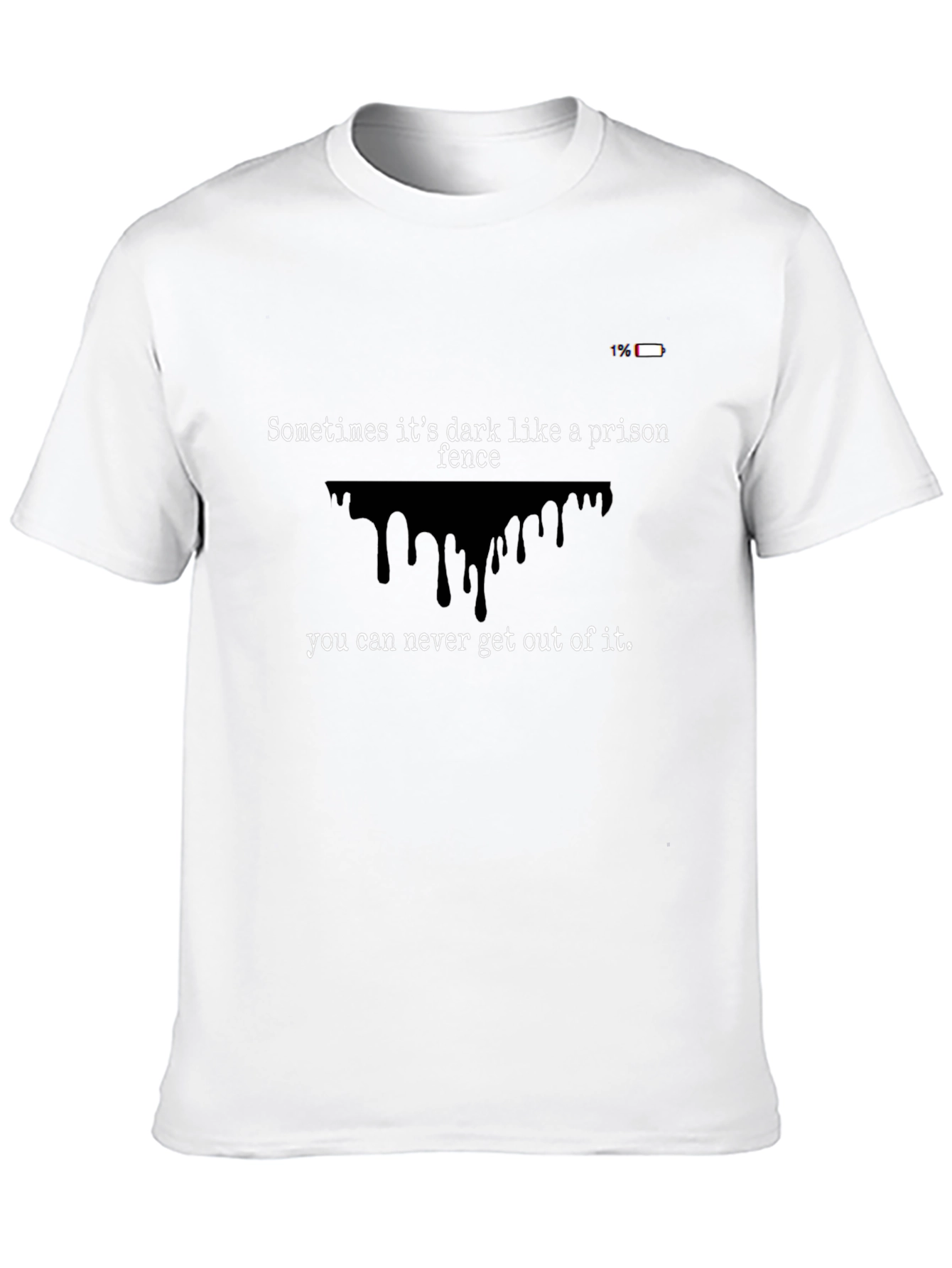 Dark Humor Tee: Prison Fence