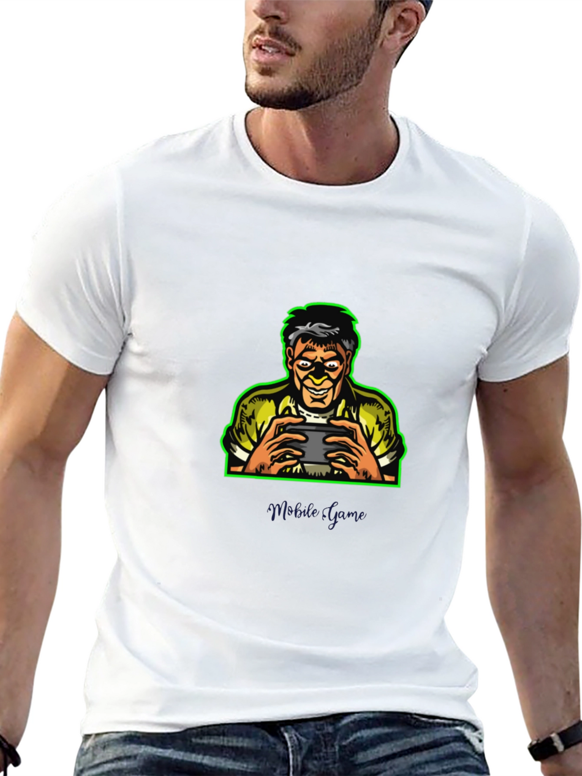 Mobile Gamer Black T-Shirt