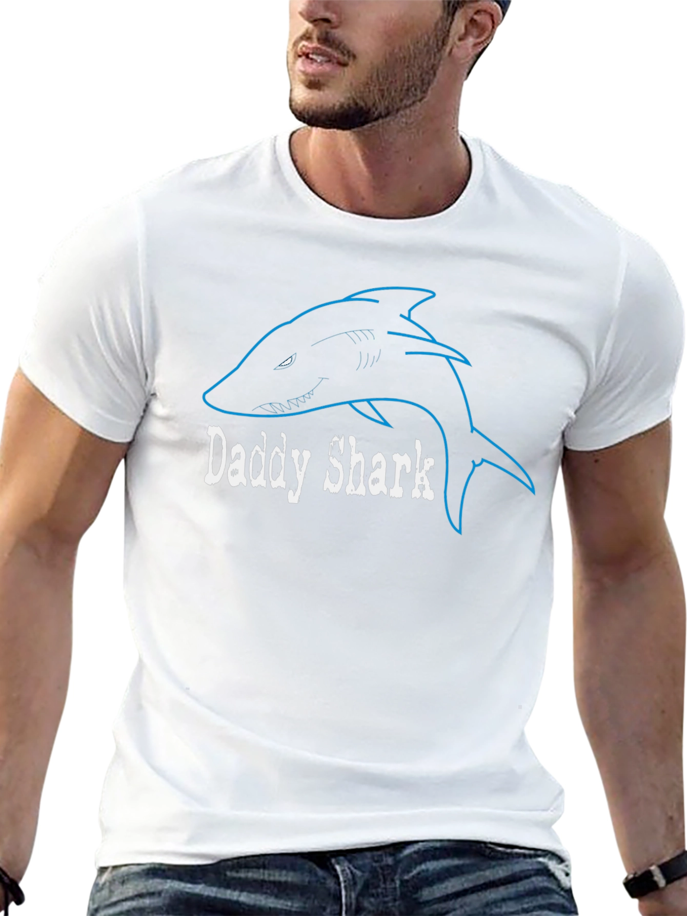 Daddy Shark Graphic T-Shirt