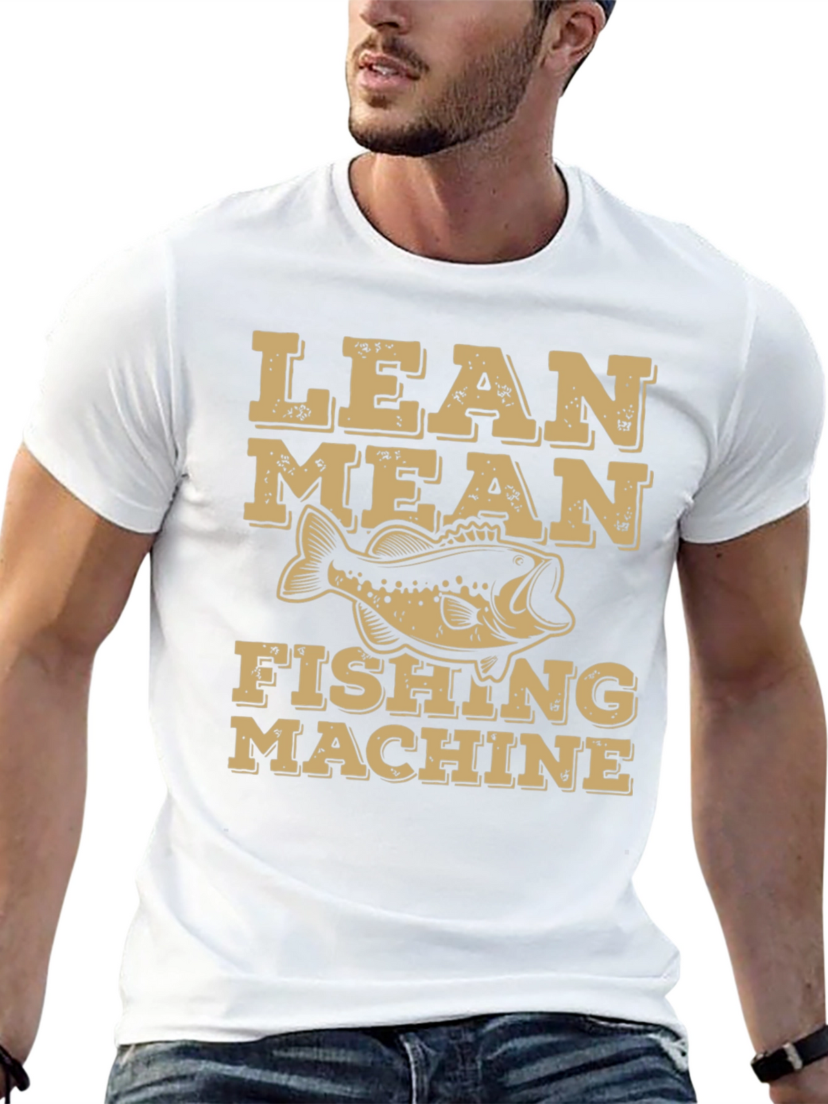 Lean Mean Fishing Machine Graphic T-Shirt