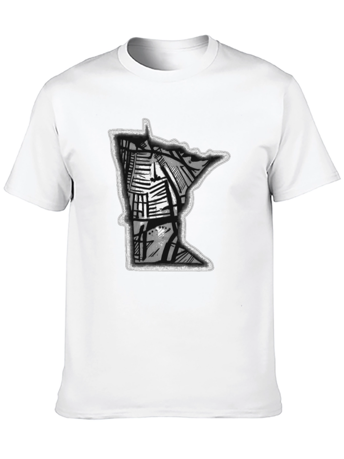 Minnesota State Graphic T-Shirt - Black