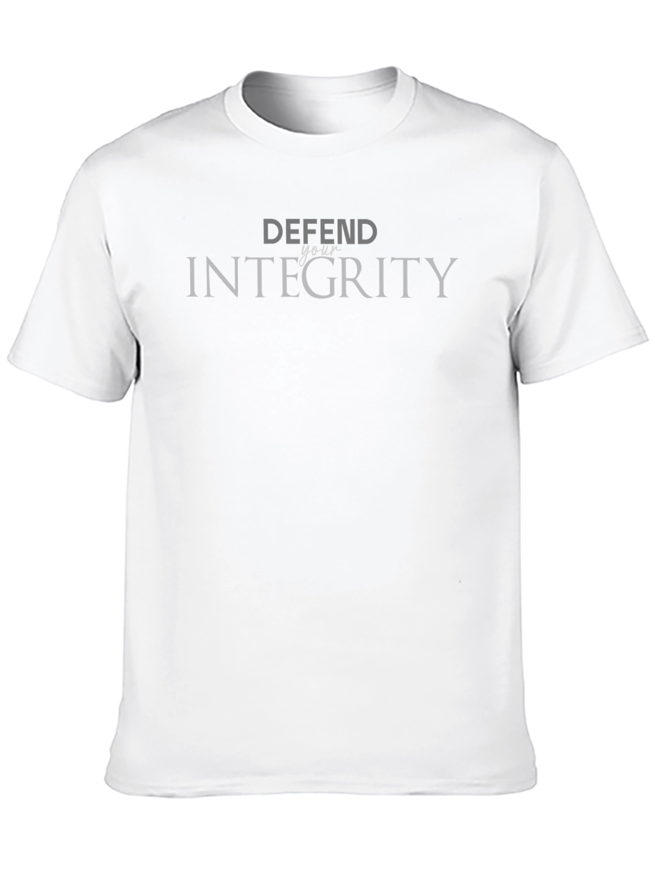 Defend Your Integrity Graphic Tee - Black
