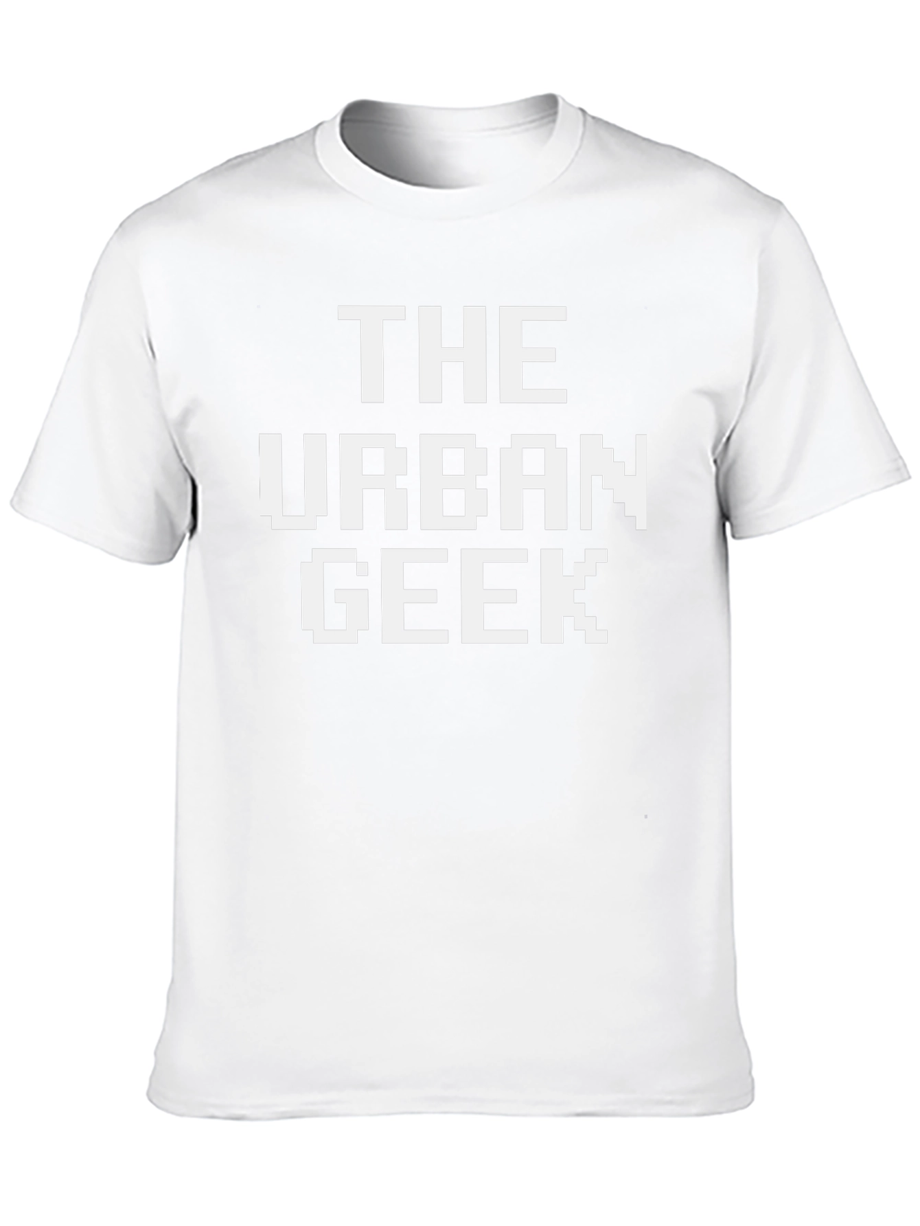 The Urban Geek Pixel Art Black T-Shirt