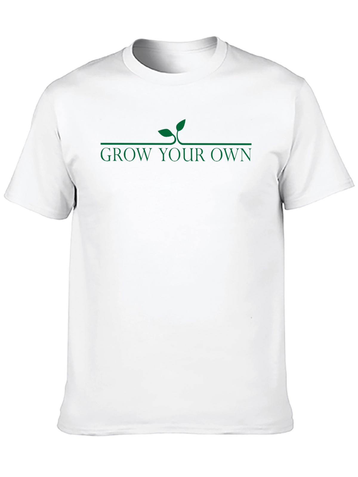 Grow Your Own Black Cotton T-Shirt