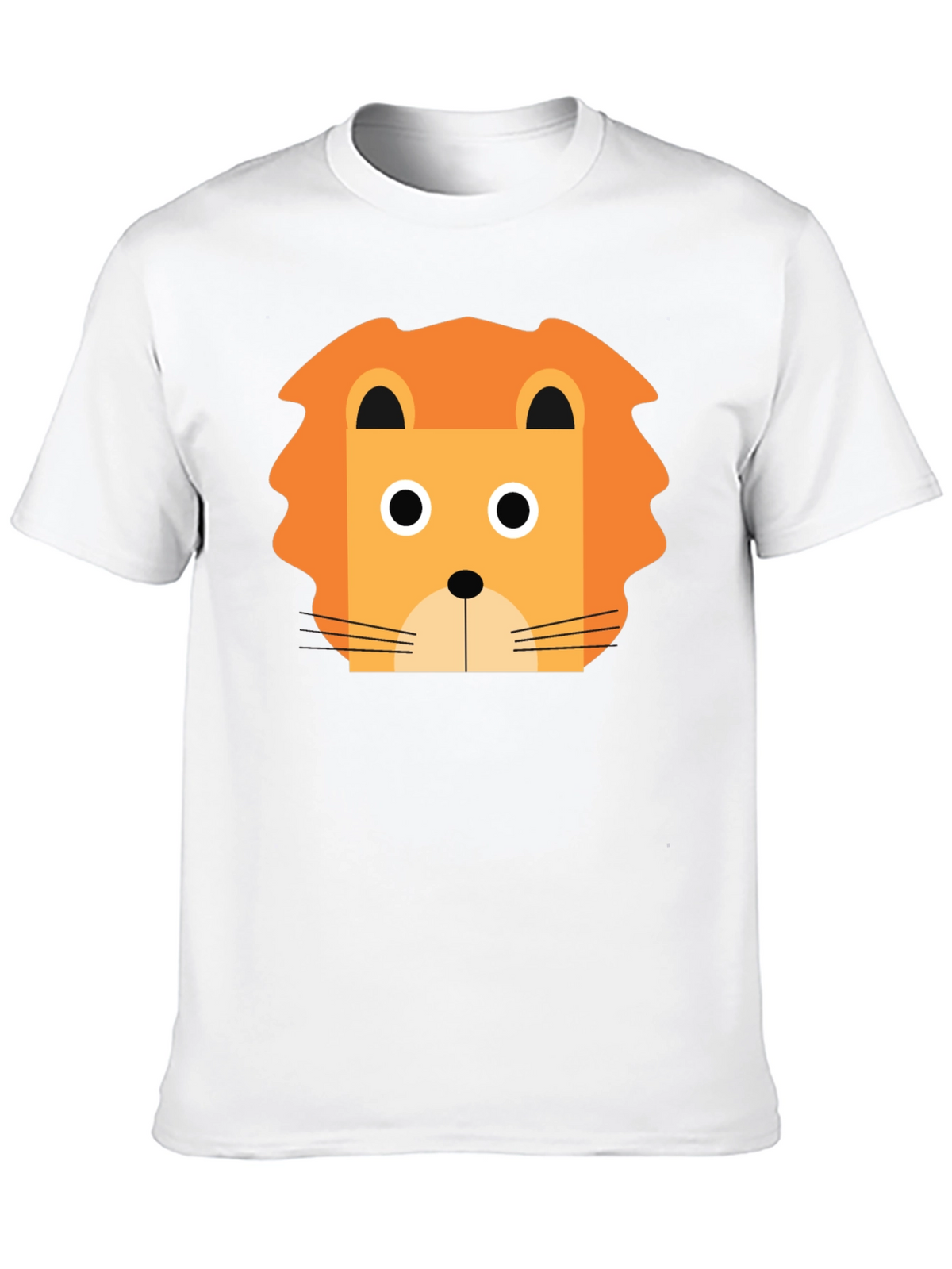 Lion Graphic Tee - Black Unisex T-Shirt