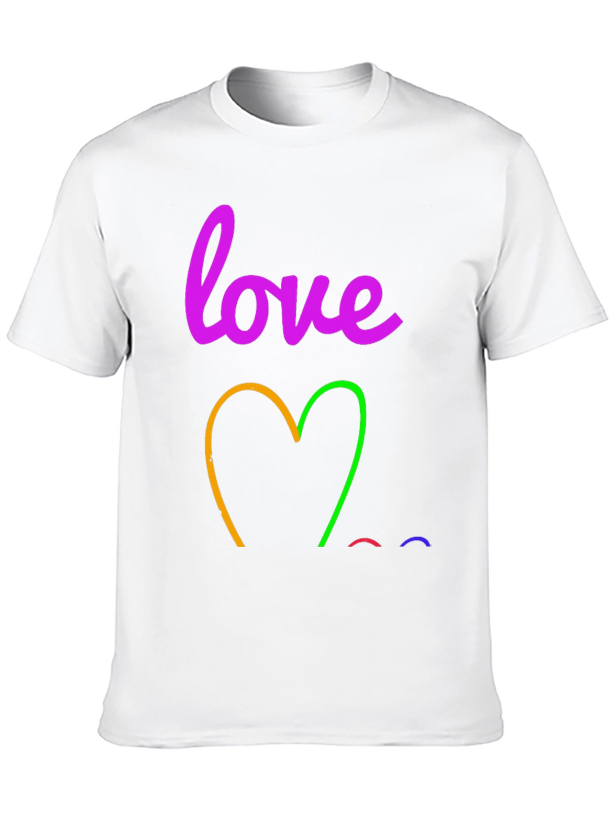 Love Heart Graphic Tee - Stylish Casual Wear