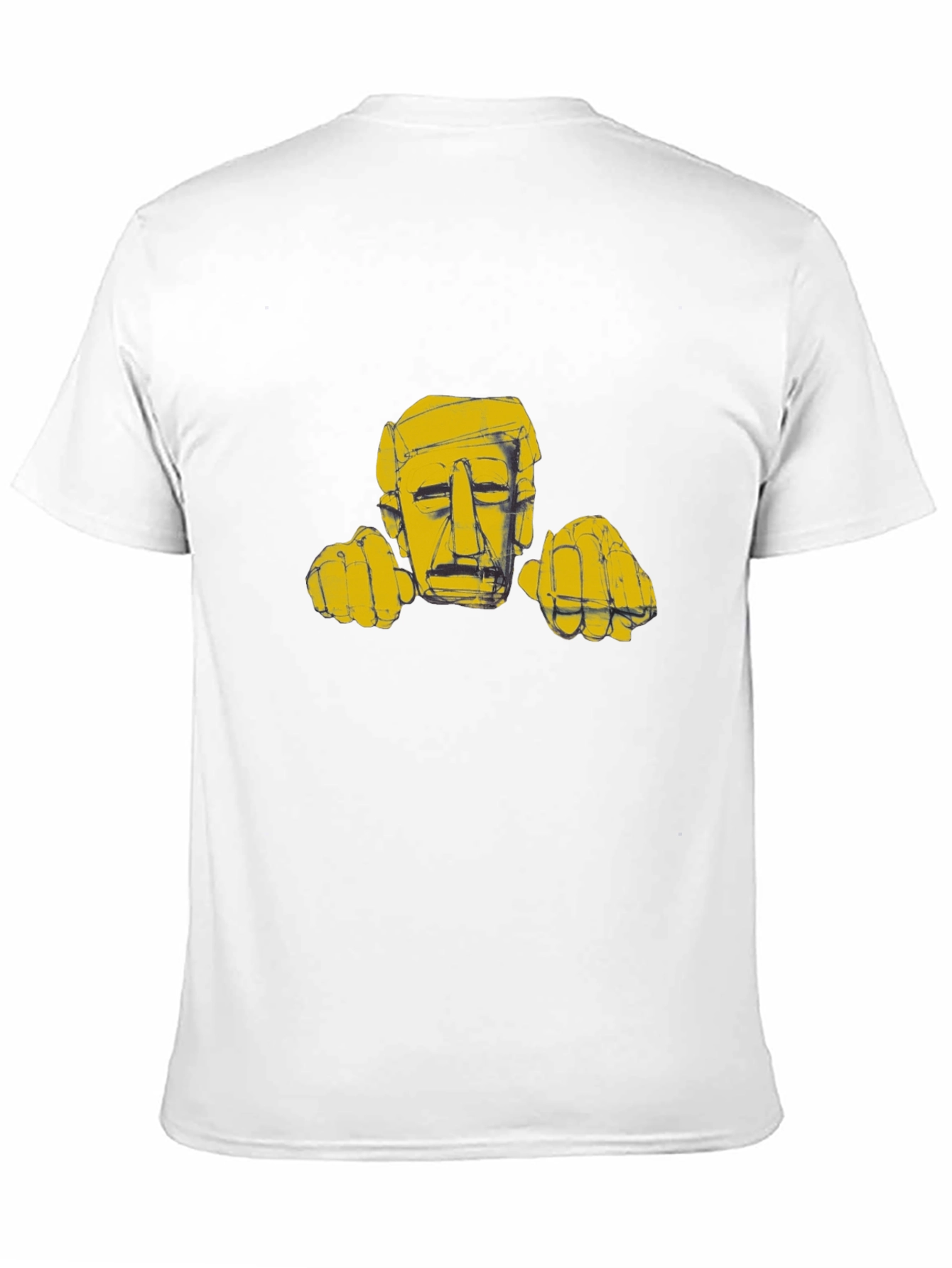 Abstract Art Graphic Tee - Black