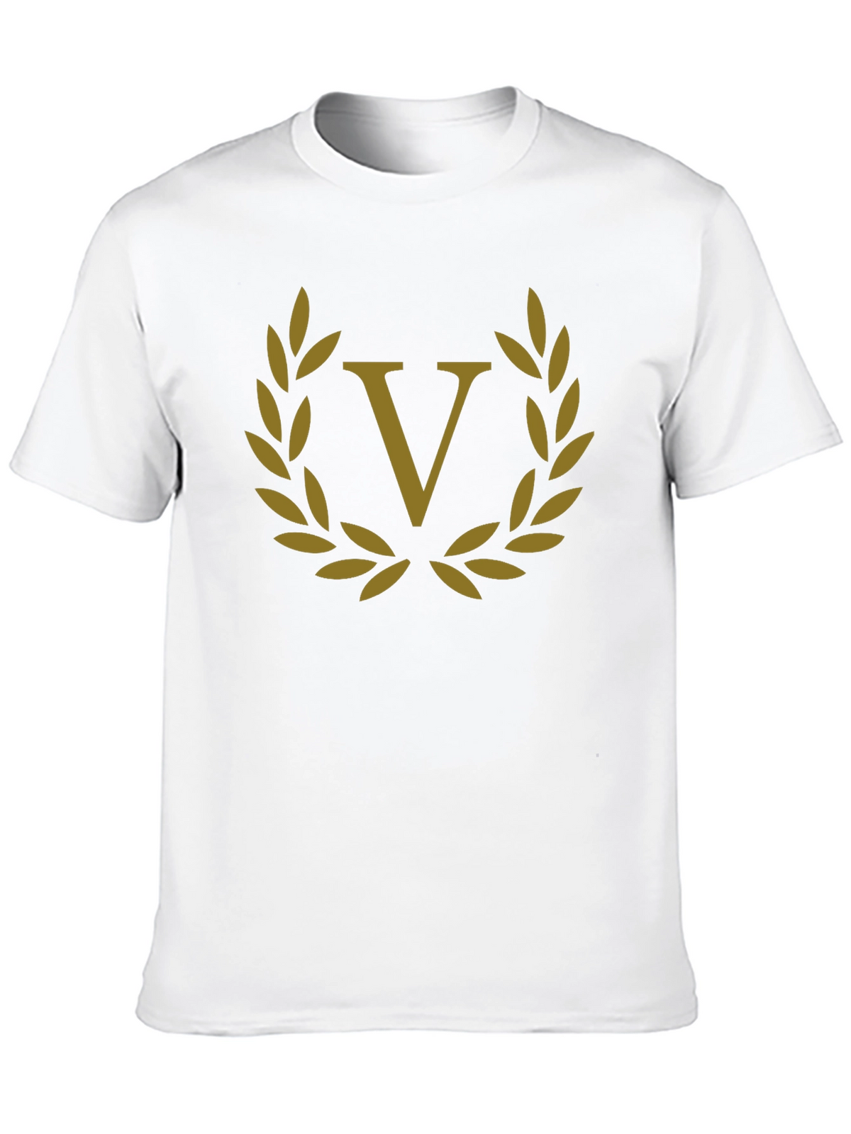 Laurel Wreath V Black T-Shirt