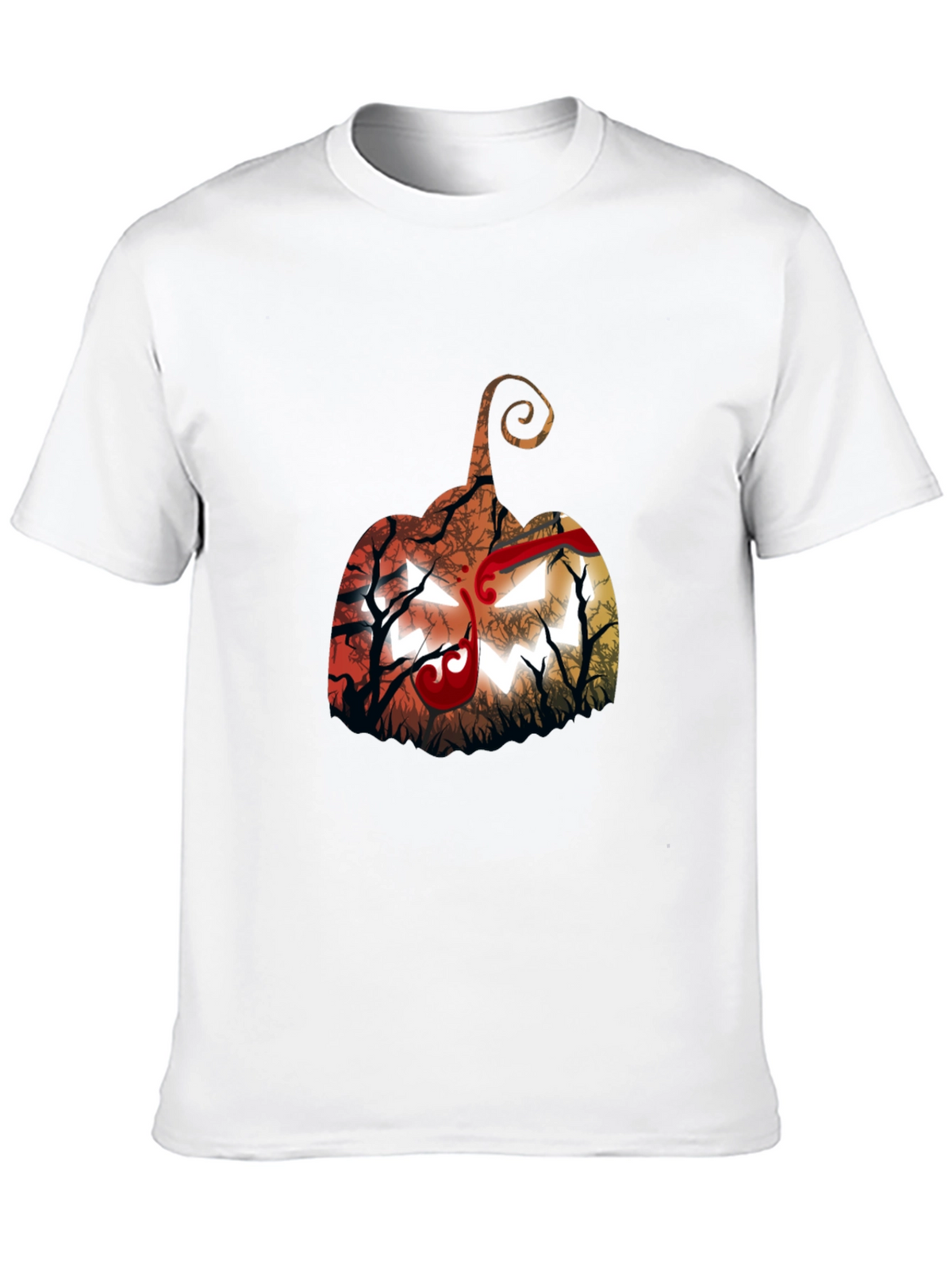 Halloween Pumpkin Graphic T-Shirt