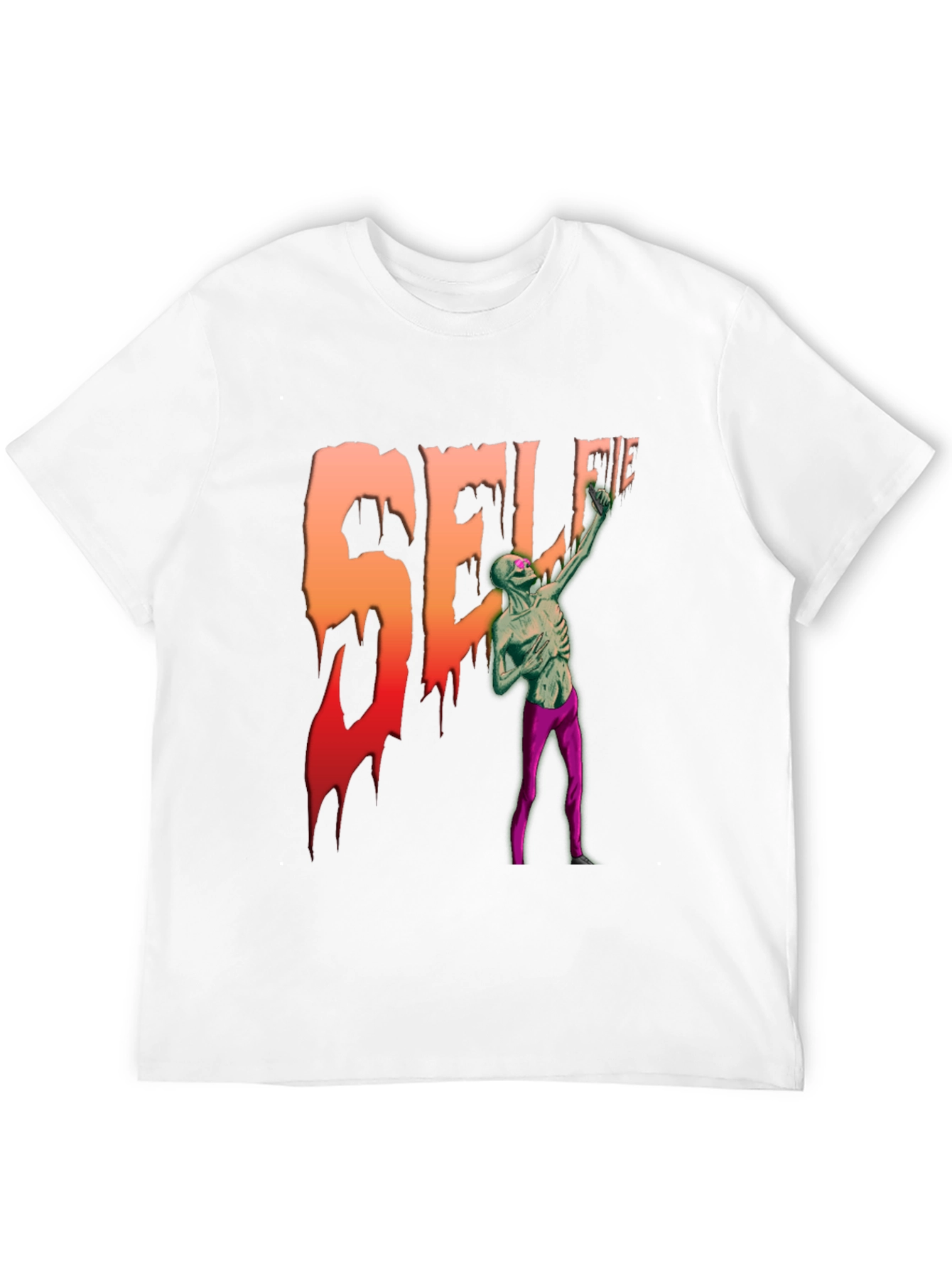 Zombie Selfie Graphic T-Shirt - Unique Design