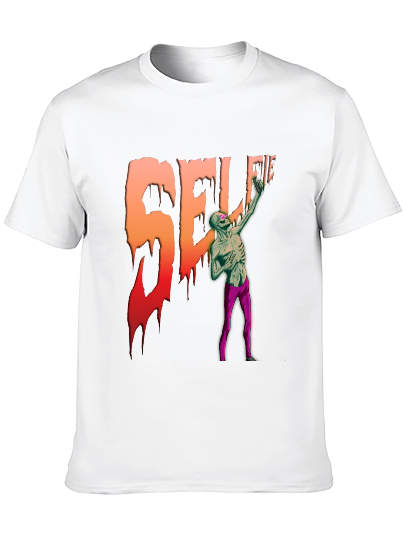 Zombie Selfie Graphic T-Shirt - Unique Design