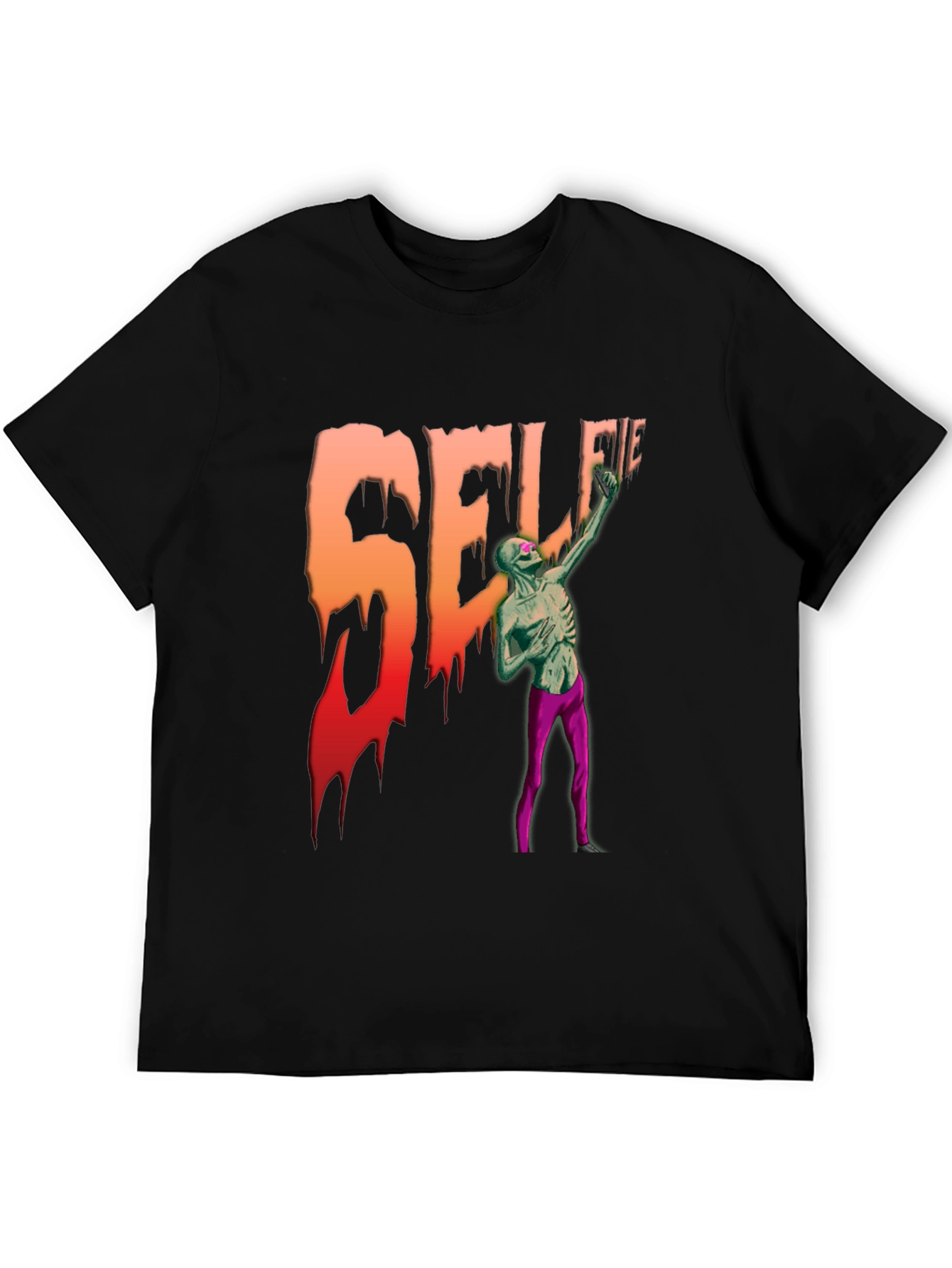 Zombie Selfie Graphic T-Shirt - Unique Design