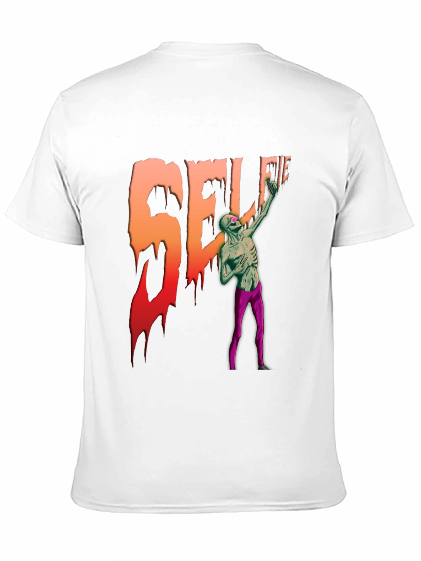 Zombie Selfie Graphic T-Shirt - Unique Design