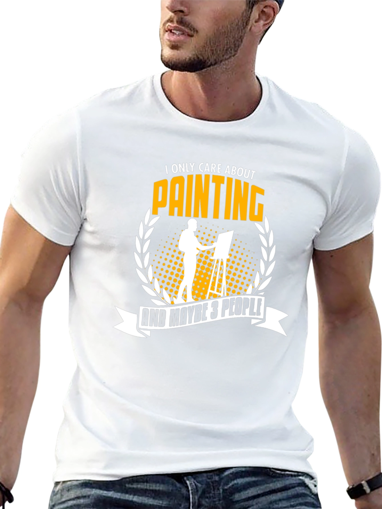 Painter T-Shirt: I Only Care About Painting Graphic Tee