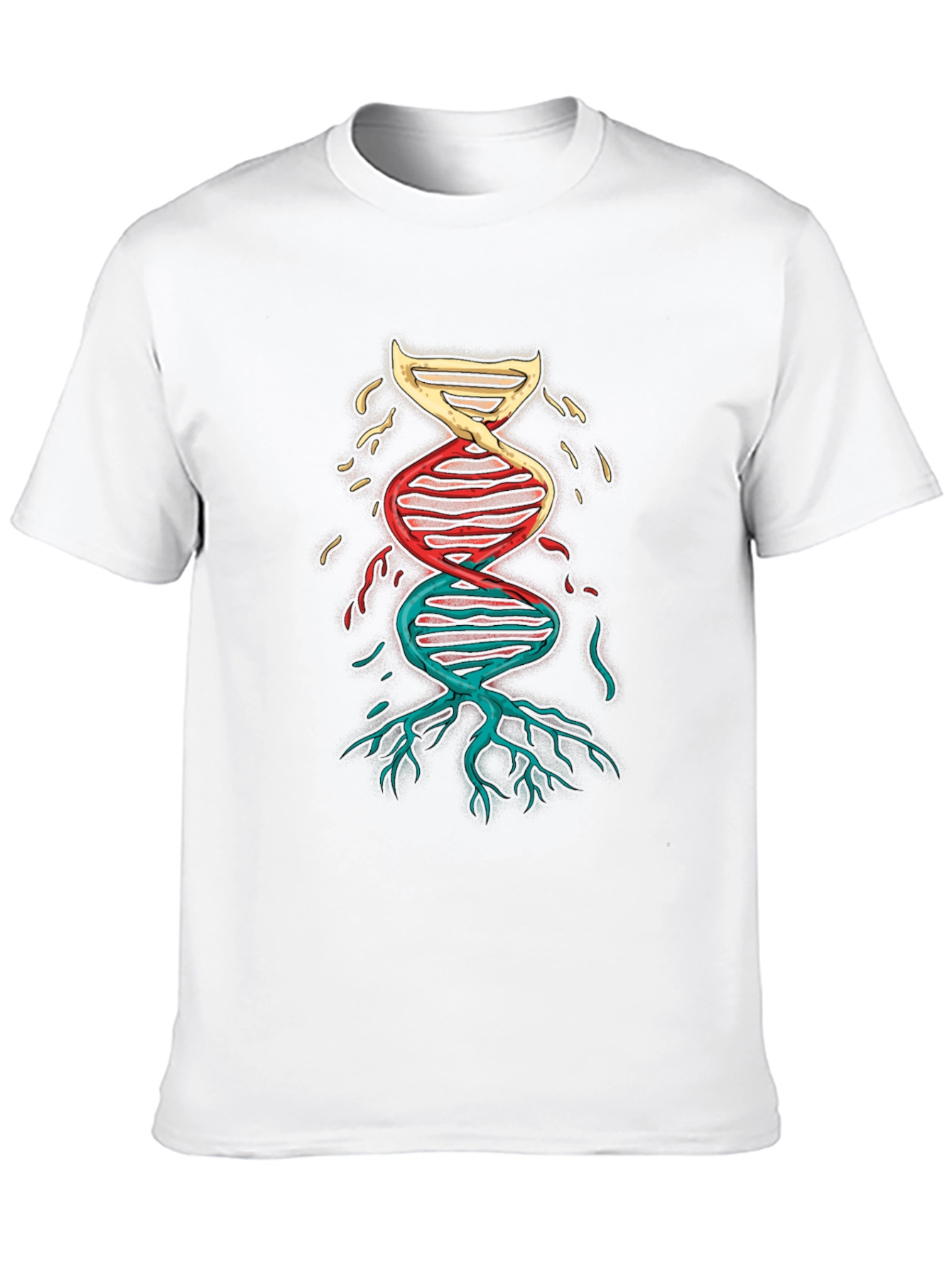 DNA Roots Graphic Tee - Science & Nature Inspired
