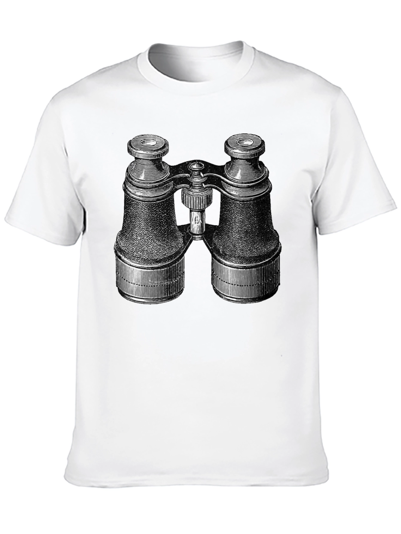 Binocular Graphic T-Shirt - Black Cotton Tee