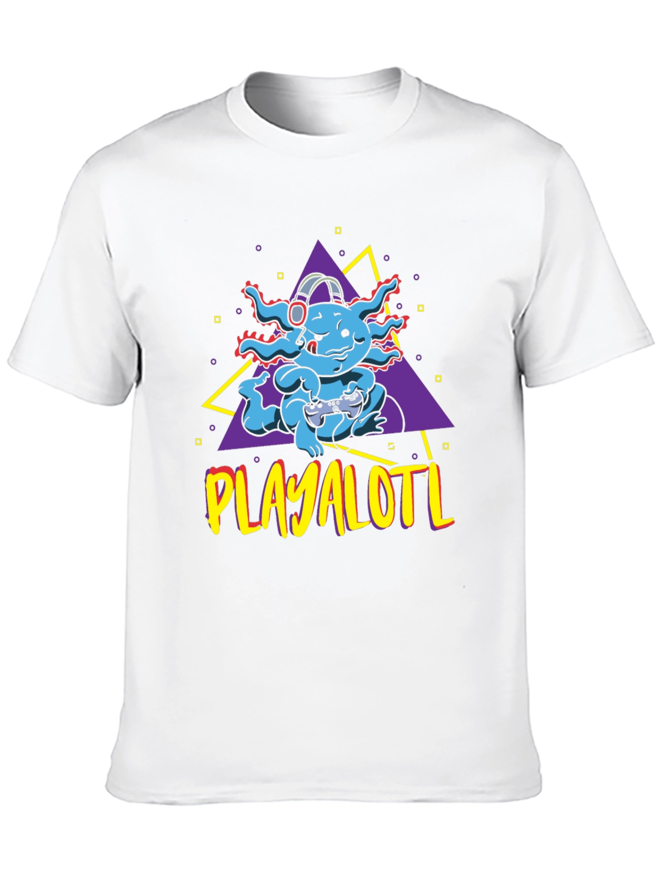 Playalotl Gaming T-Shirt - Axolotl Gamer Tee