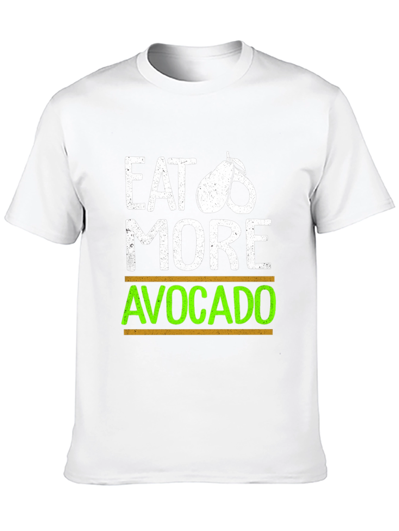 Eat More Avocado Black T-Shirt Graphic Tee