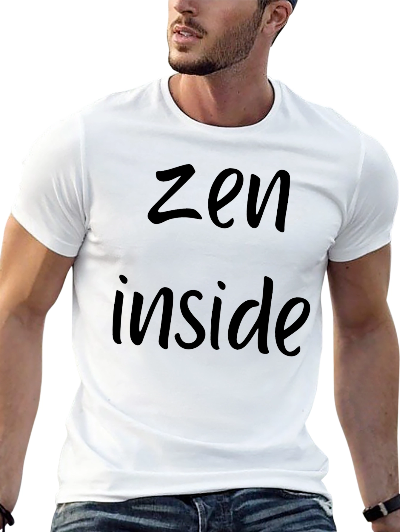 Zen Inside Black T-Shirt - Stylish & Comfortable