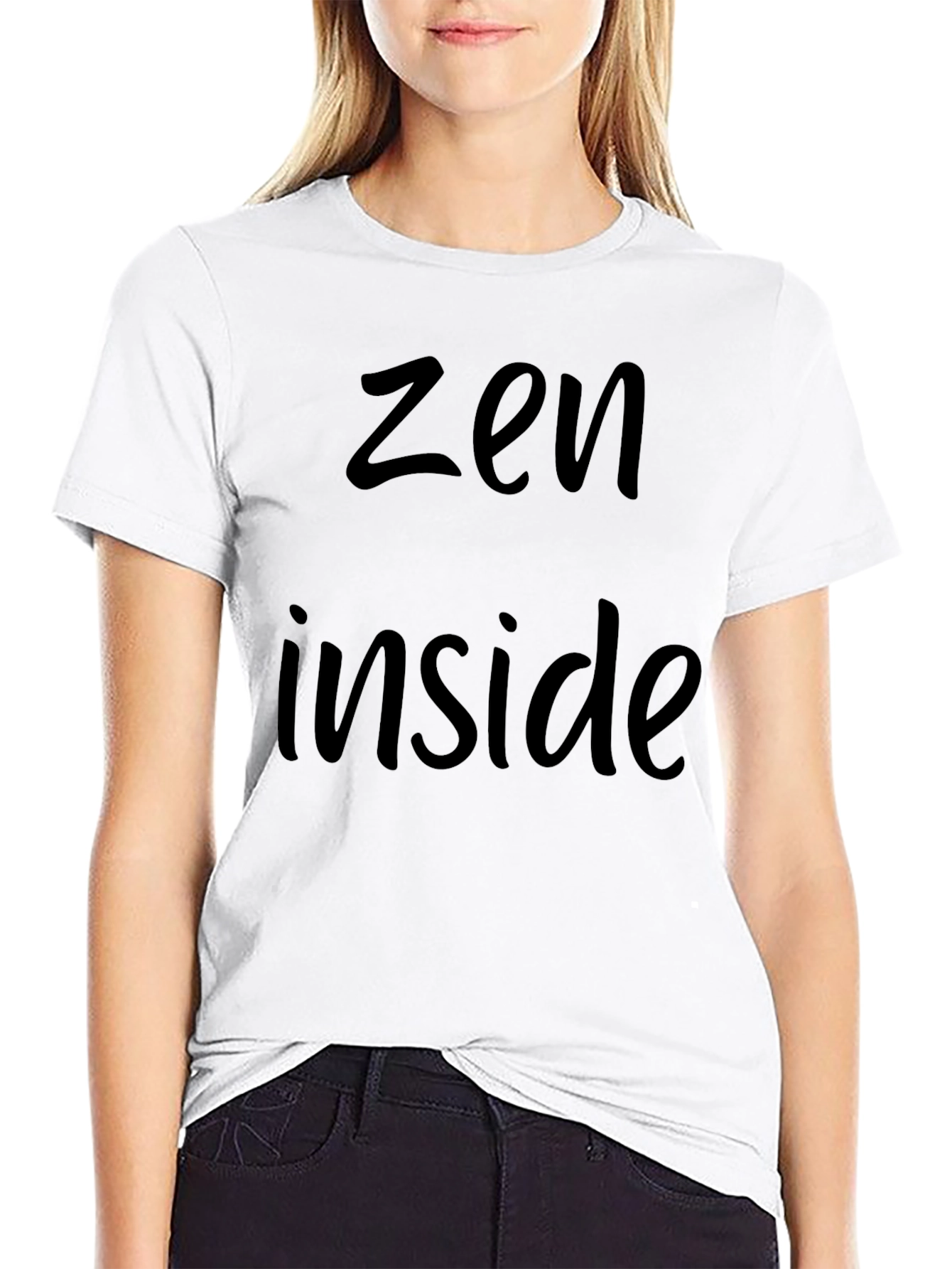 Zen Inside Black T-Shirt - Stylish & Comfortable