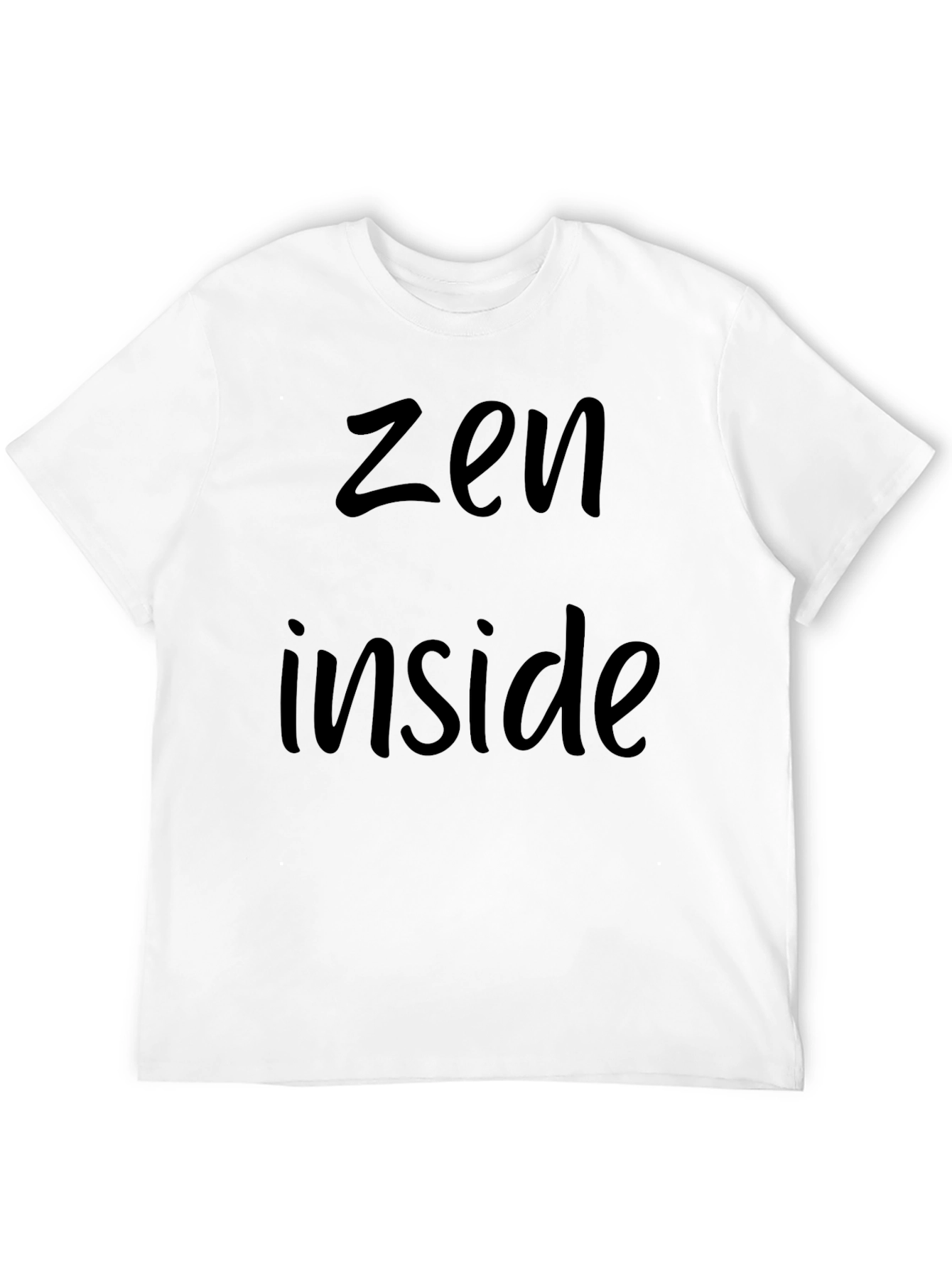 Zen Inside Black T-Shirt - Stylish & Comfortable