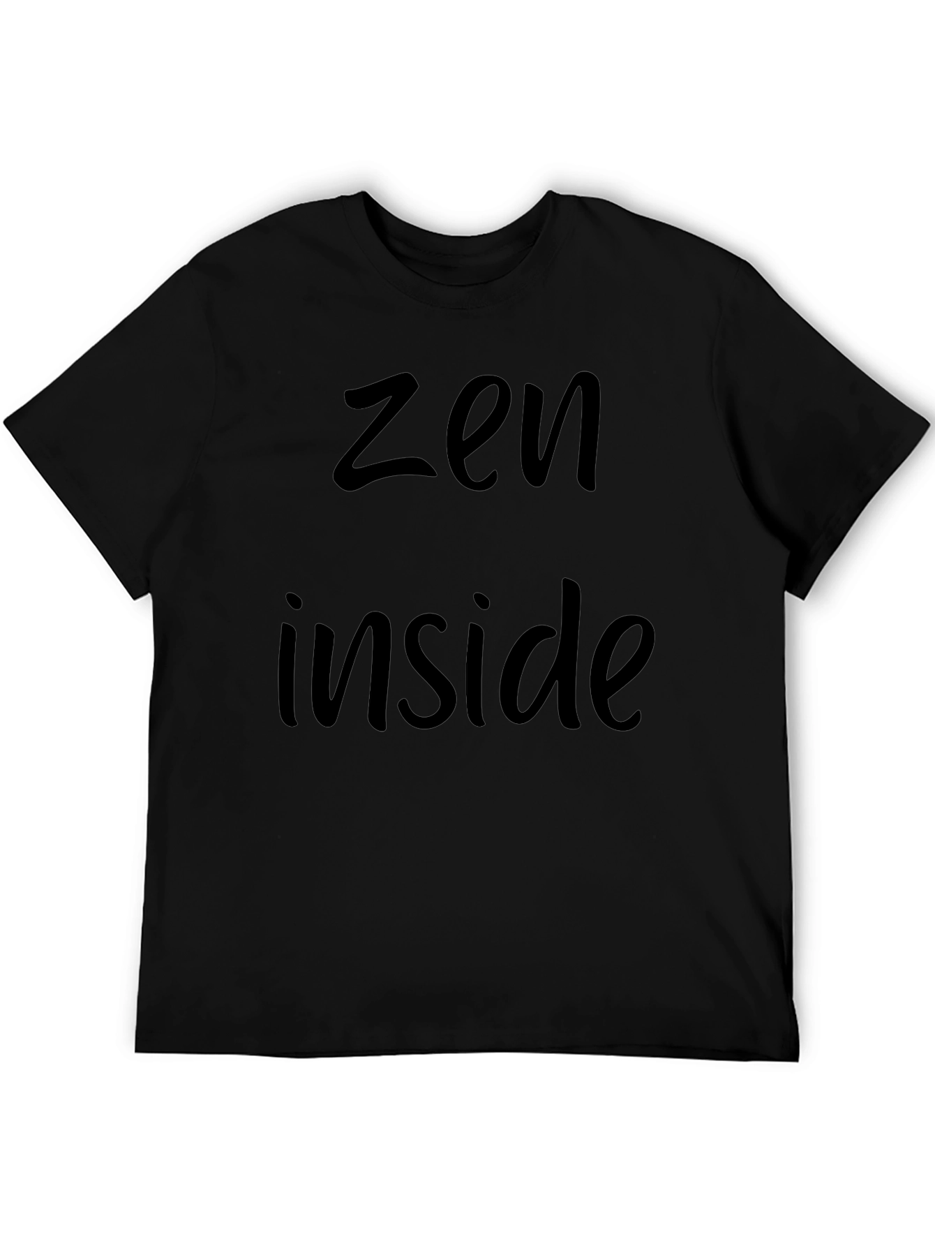 Zen Inside Black T-Shirt - Stylish & Comfortable