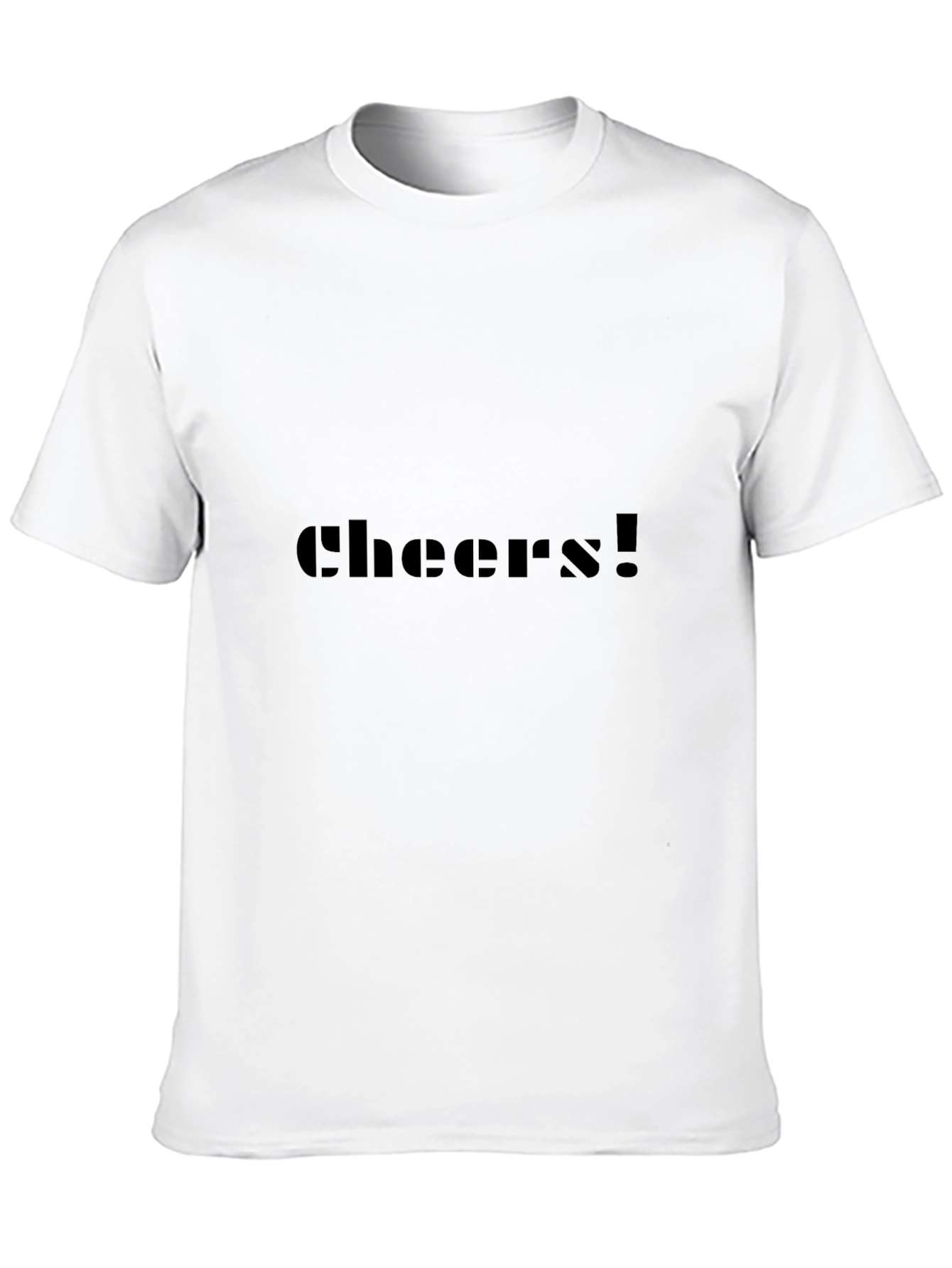 Cheers! Graphic Tee - Stylish & Comfy Black T-Shirt