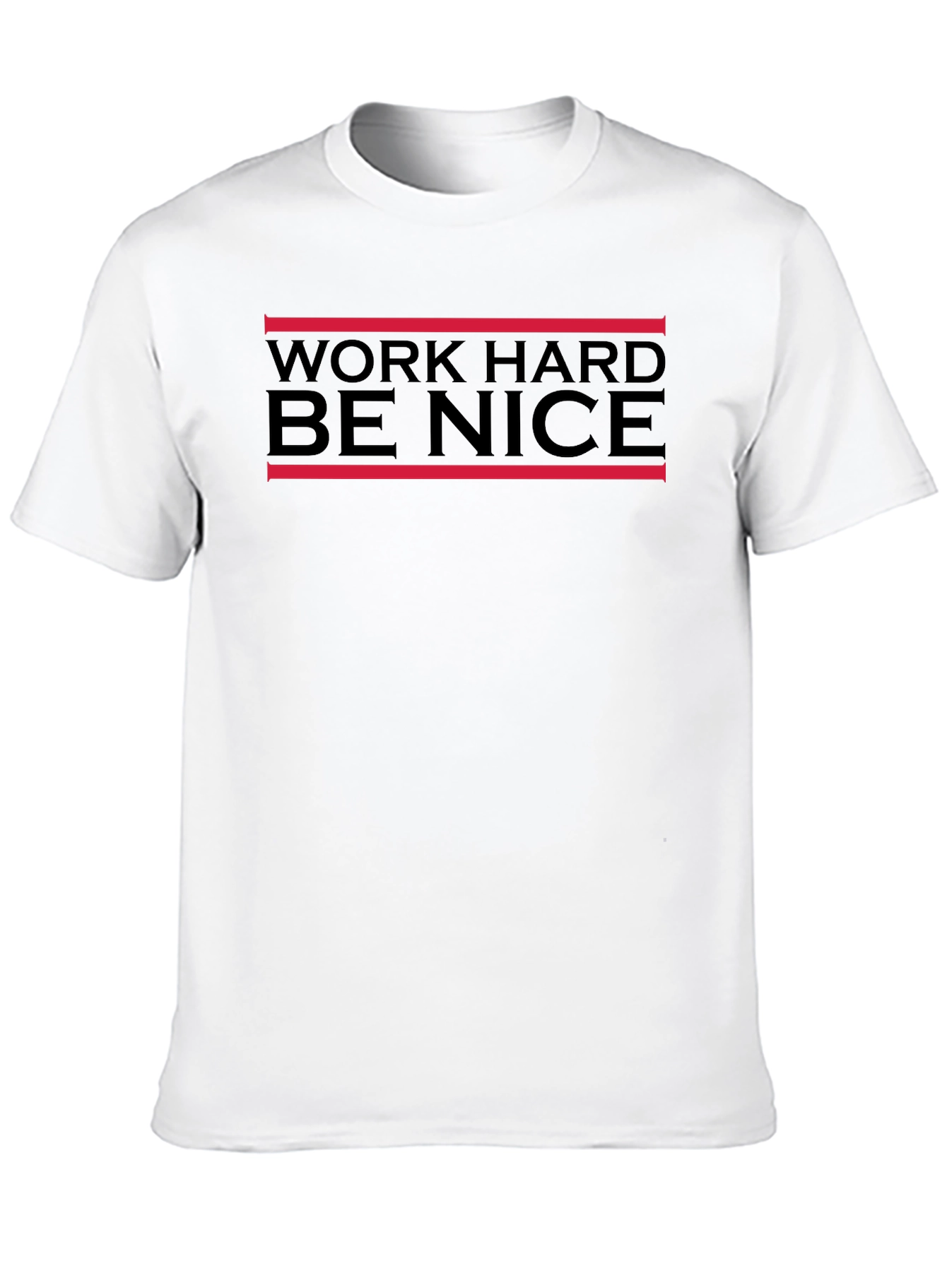 Work Hard Be Nice Black T-Shirt