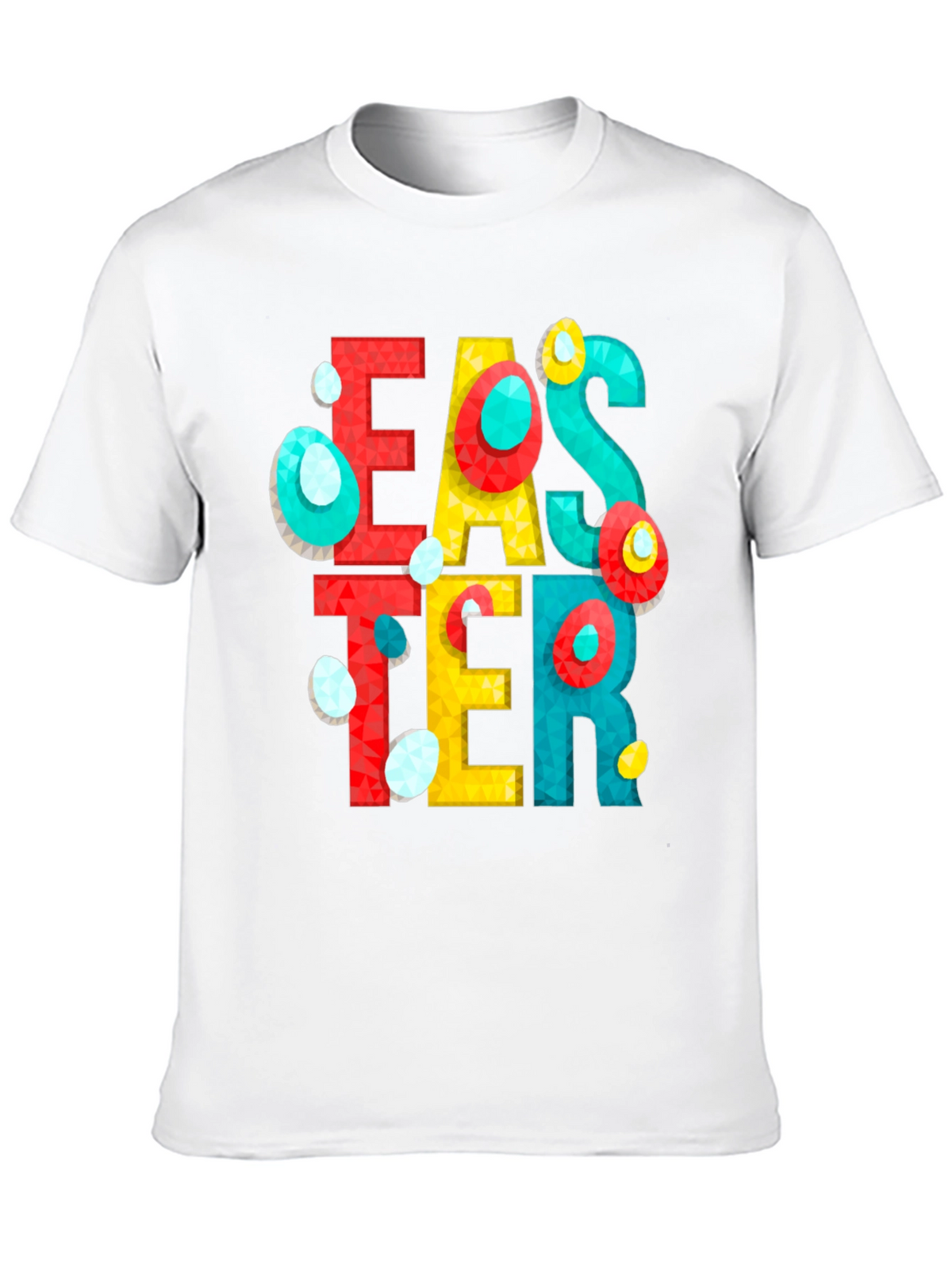 Easter Egg Hunt T-Shirt - Geometric Design