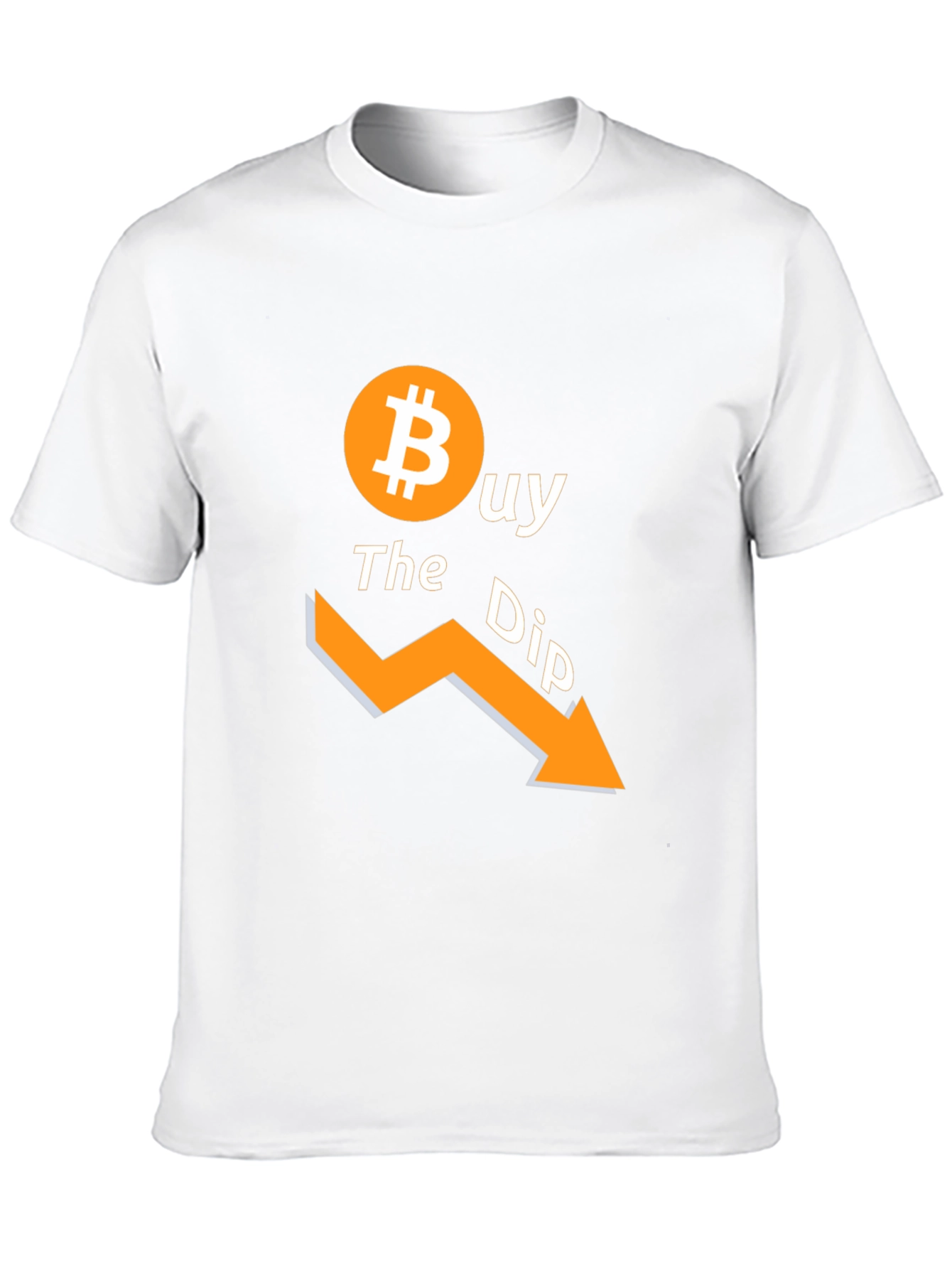 Buy the Dip Bitcoin Black T-Shirt