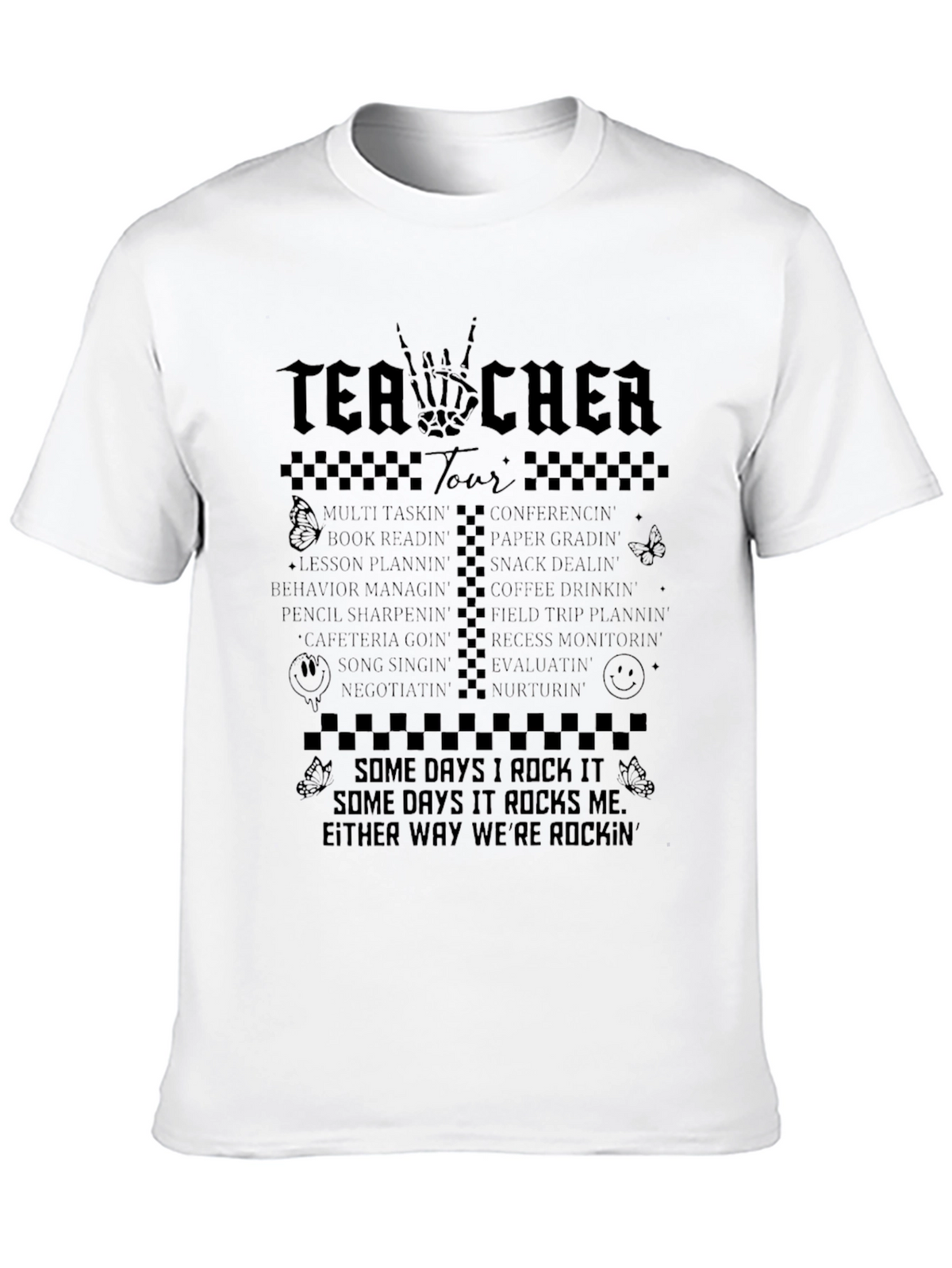 Teacher Tour T-Shirt - Rockin Educator Tee