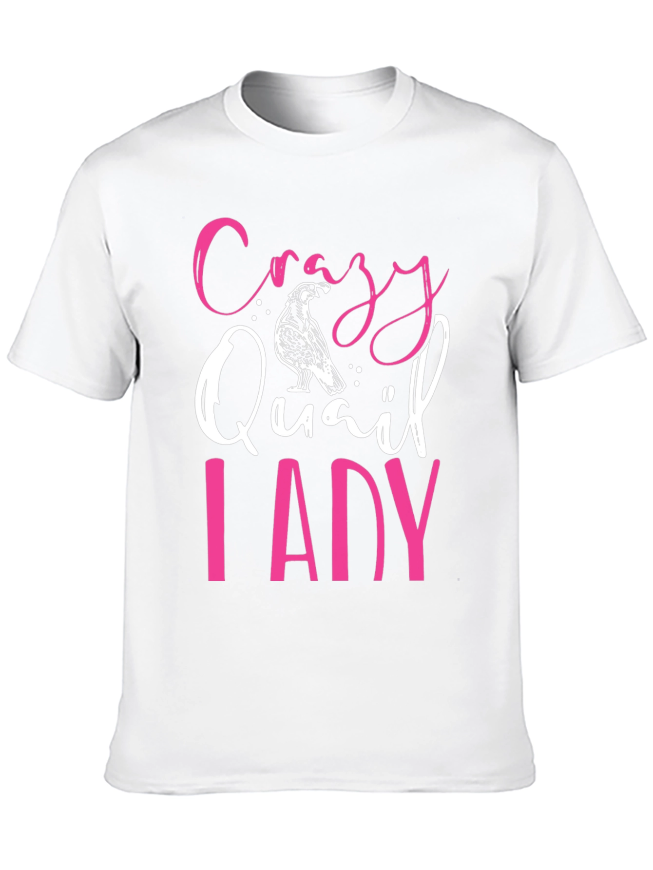 Crazy Quail Lady Graphic Tee - Black T-Shirt