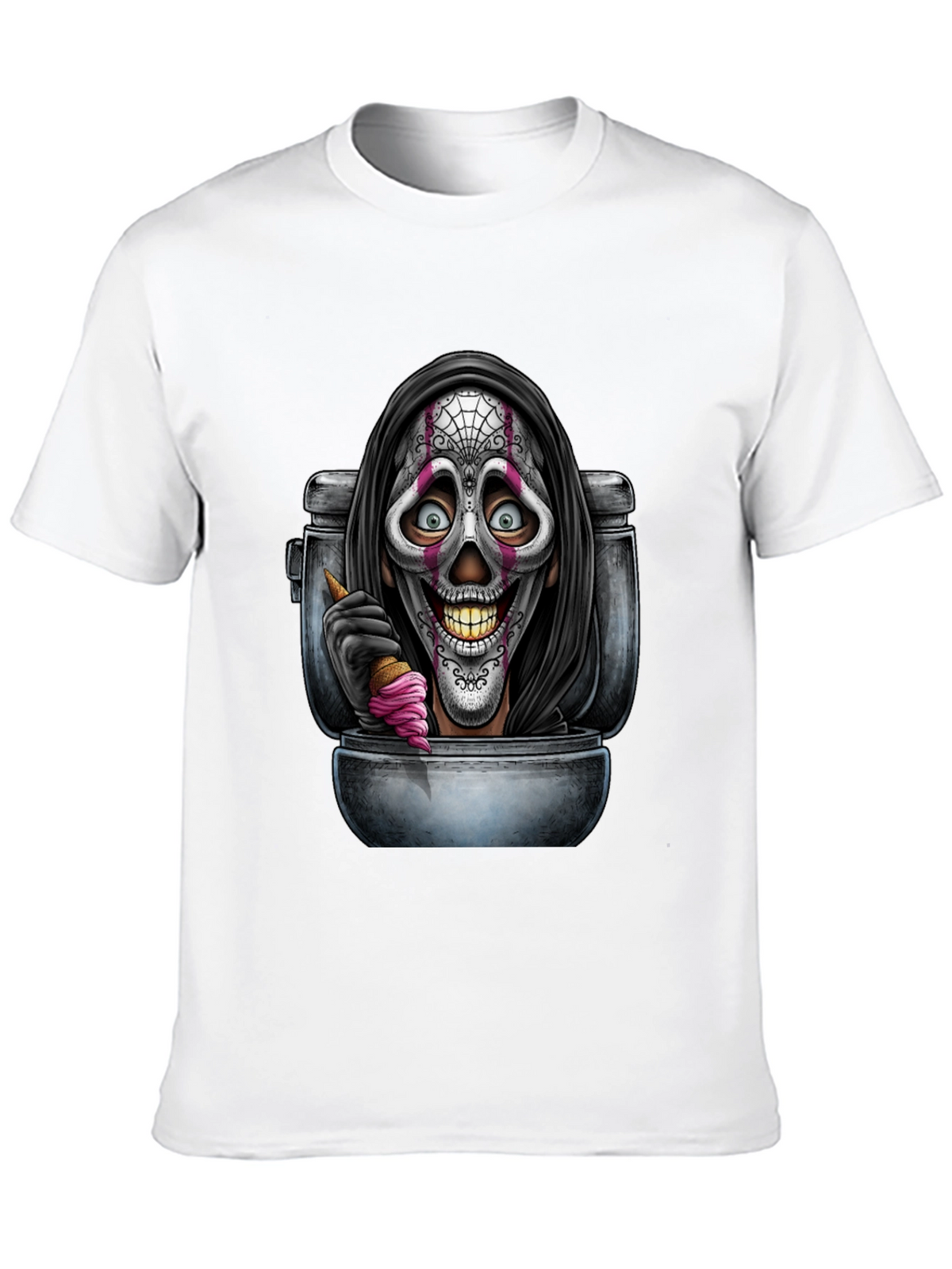 Grim Reaper Toilet Humor T-Shirt