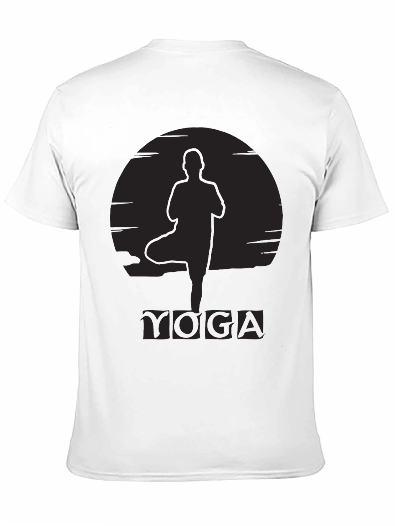 Yoga Silhouette Graphic T-Shirt