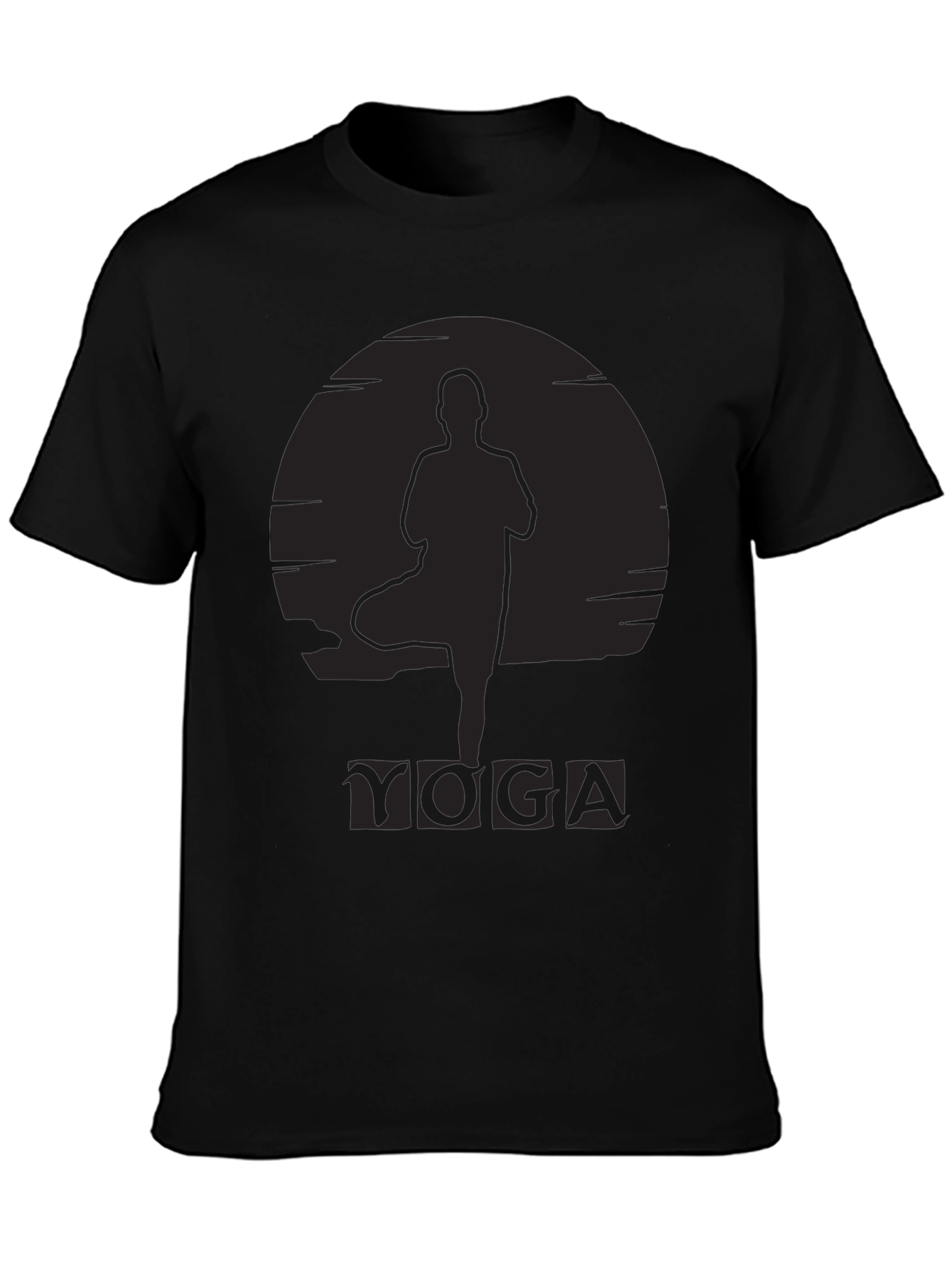 Yoga Silhouette Graphic T-Shirt