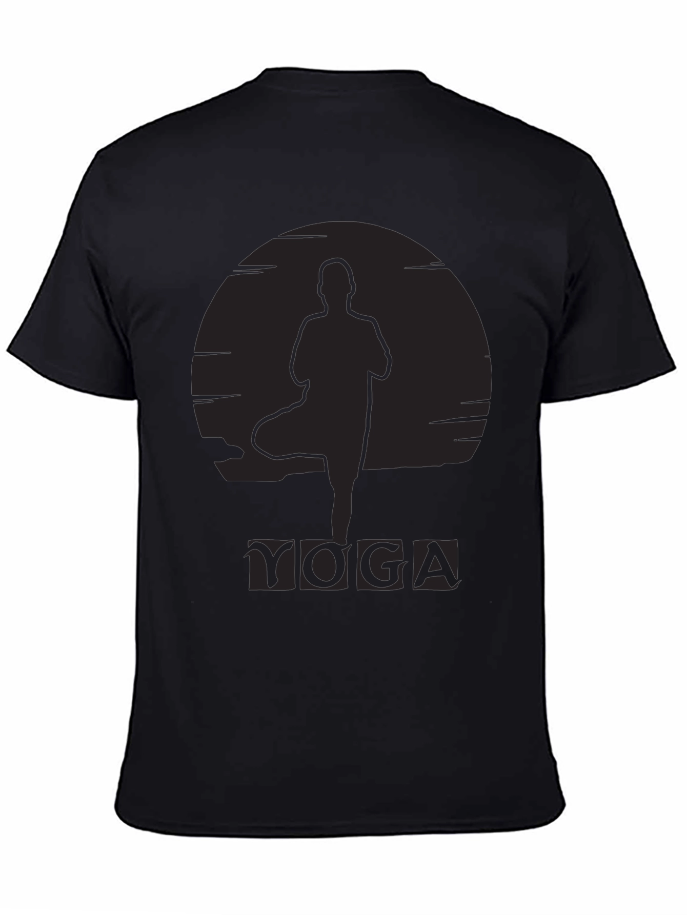 Yoga Silhouette Graphic T-Shirt
