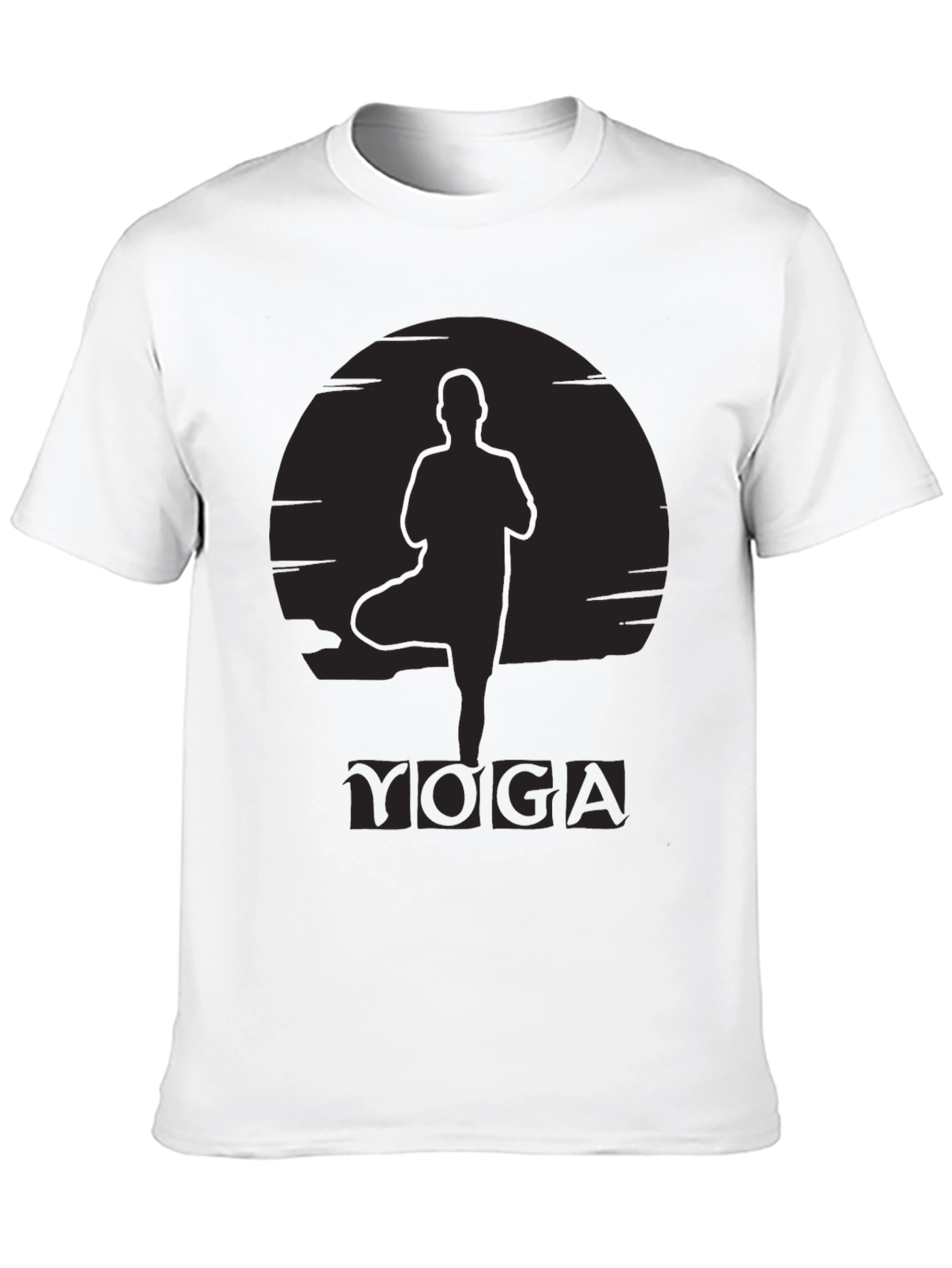 Yoga Silhouette Graphic T-Shirt