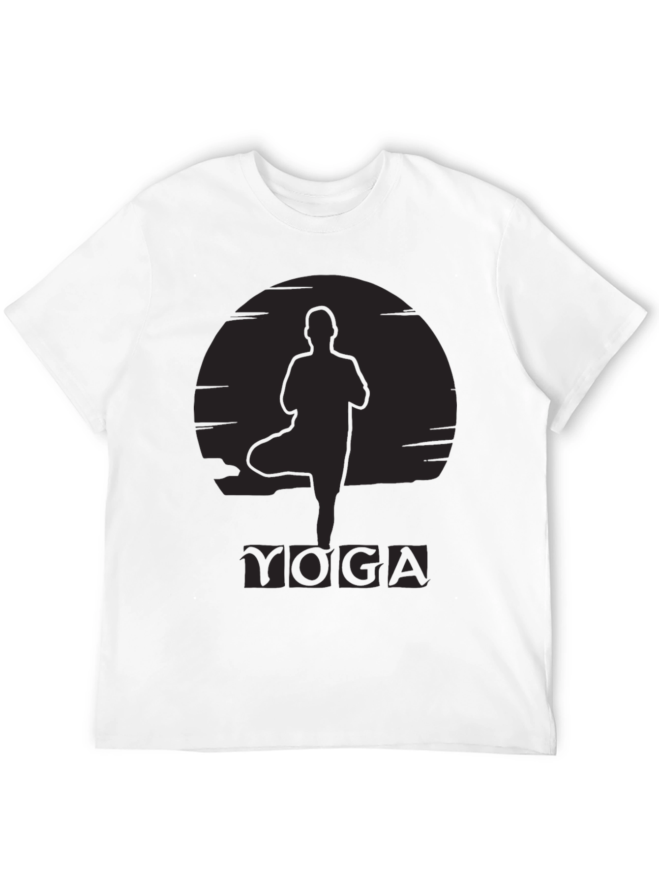 Yoga Silhouette Graphic T-Shirt