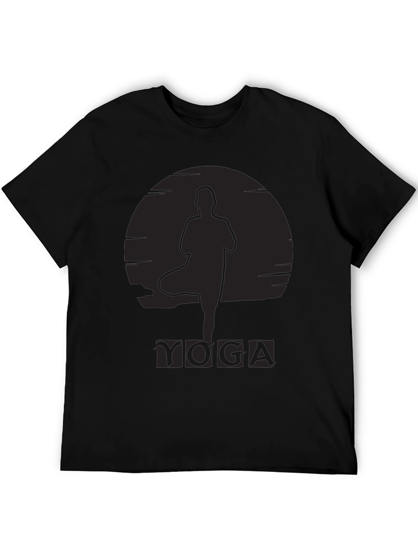 Yoga Silhouette Graphic T-Shirt
