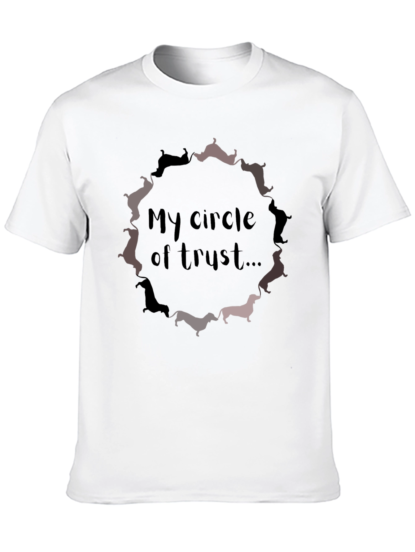 Dachshund Circle of Trust Graphic Tee